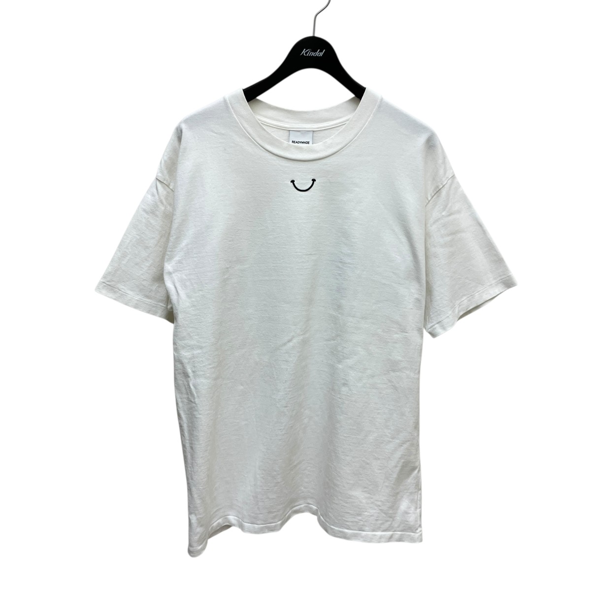 【中古】READYMADE　SS T-SHIRT SMILERE-CO-WH-00-00-244 半袖Tシャツ ホワイト サイズ：XL 【140426】（レディメイド）｜ブランド古着のカインドオル