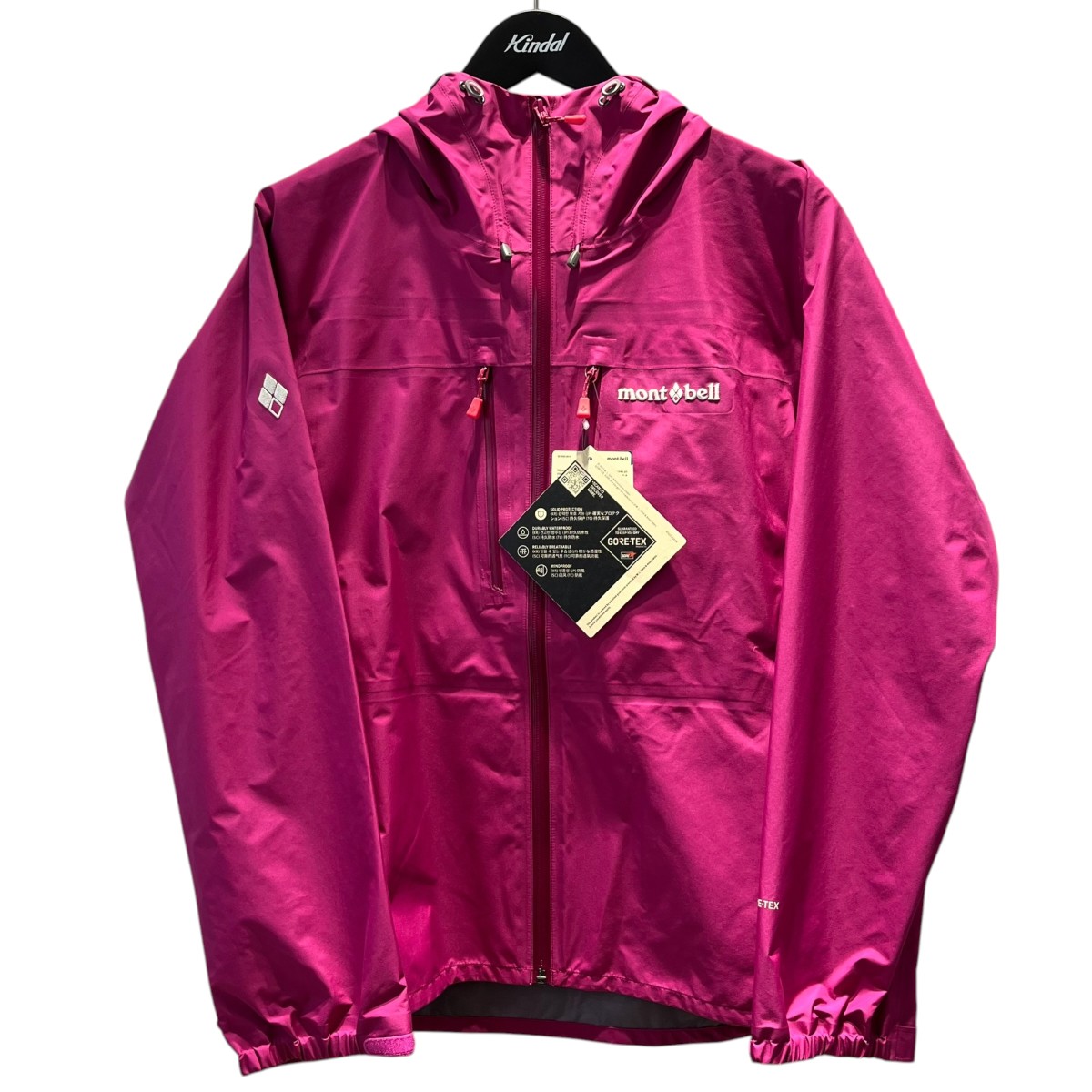 【中古】 mont-bell　 GORE-TEX ﾃﾝﾍﾟｽﾄｼﾞｬｹｯﾄ マウンテンジャケット 1128723 ピンク サイズ：L 【130426】（モンベル）