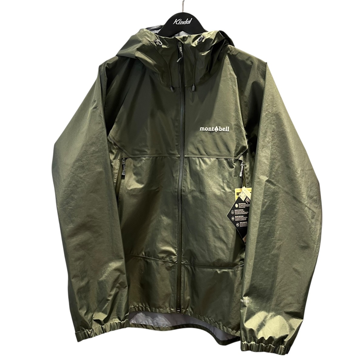 【中古】 mont-bell　 GORE-TEX ﾚｲﾝﾄﾚｯｶｰｼﾞｬｹｯﾄ海外ﾓﾃﾞﾙ マウンテンジャケット 2328318 カーキ サイズ：XL 【130426】（モンベル）