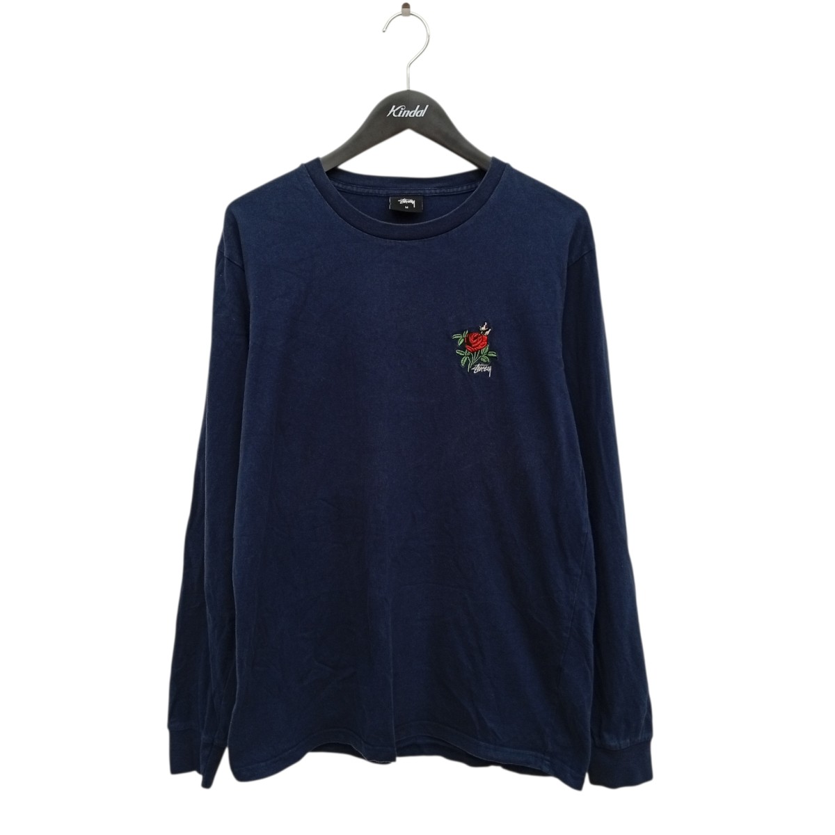 【中古】 stussy　 ロングスリーブカットソー ネイビー サイズ：M 【140426】（ステューシー）