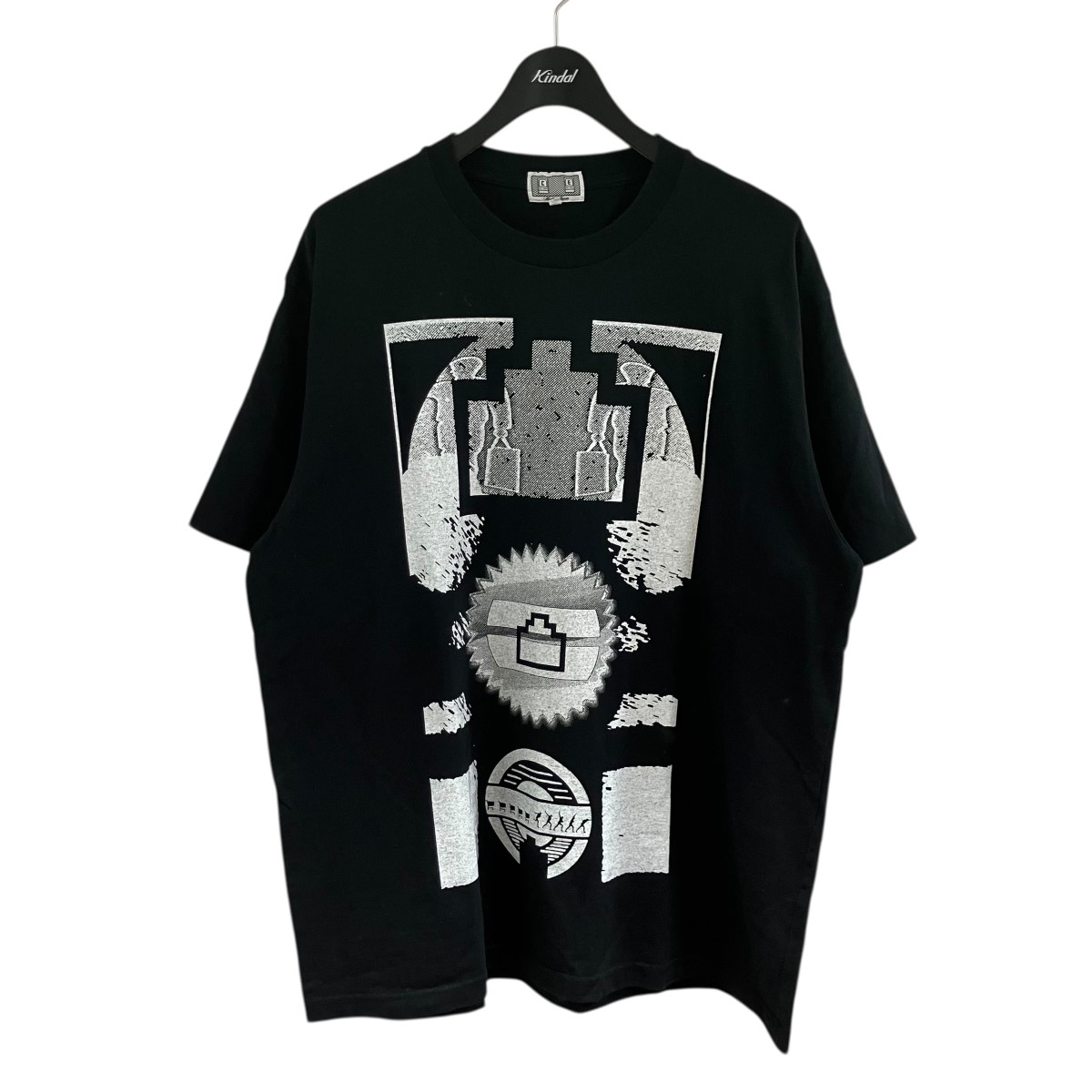 【中古】 C．E　 プリントTシャツ ブラック サイズ：XL 【140426】（シーイー）