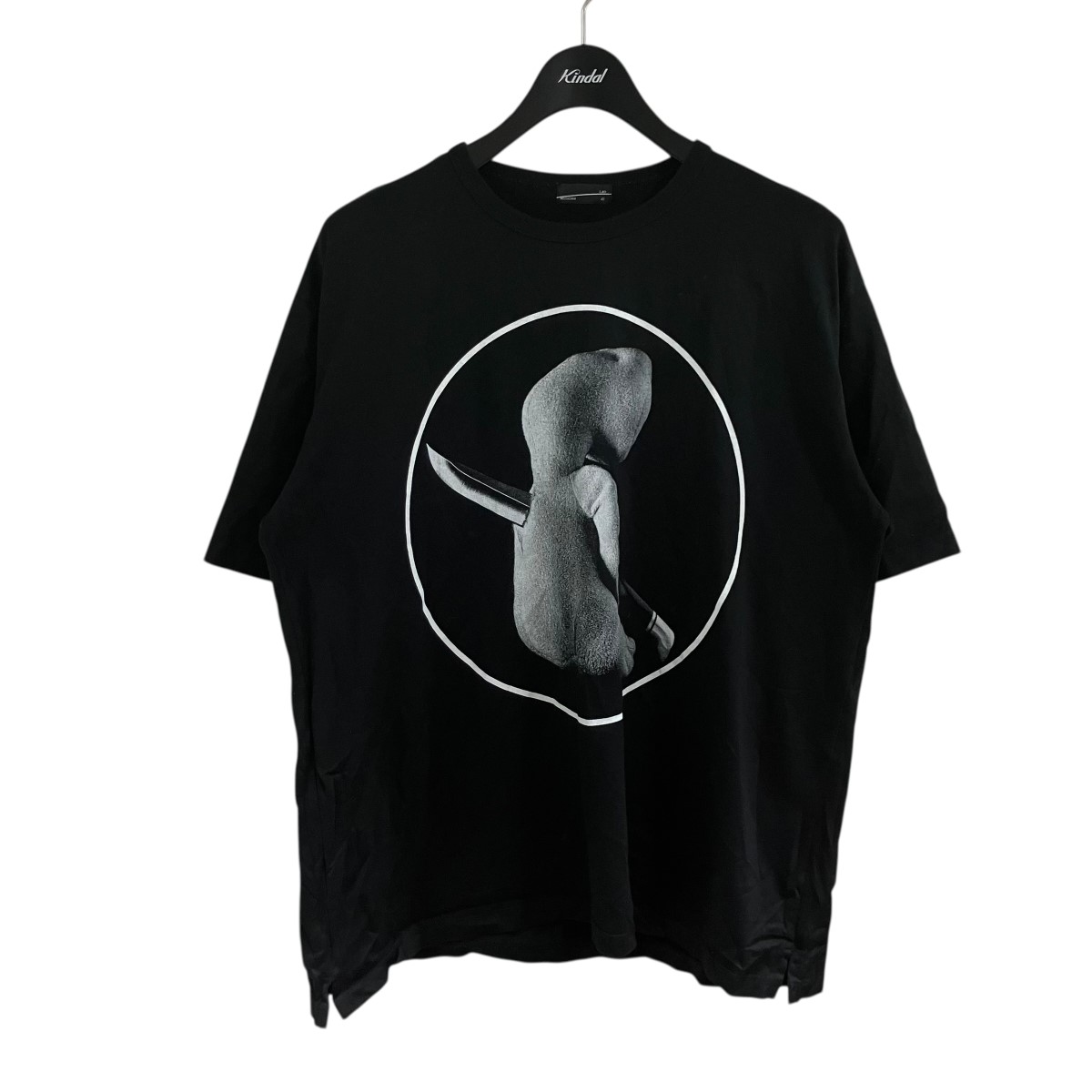 【中古】 LAD MUSICIAN　 プリントショートスリーブTシャツ ブラック サイズ：42 【140426】（ラッドミュージシャン）