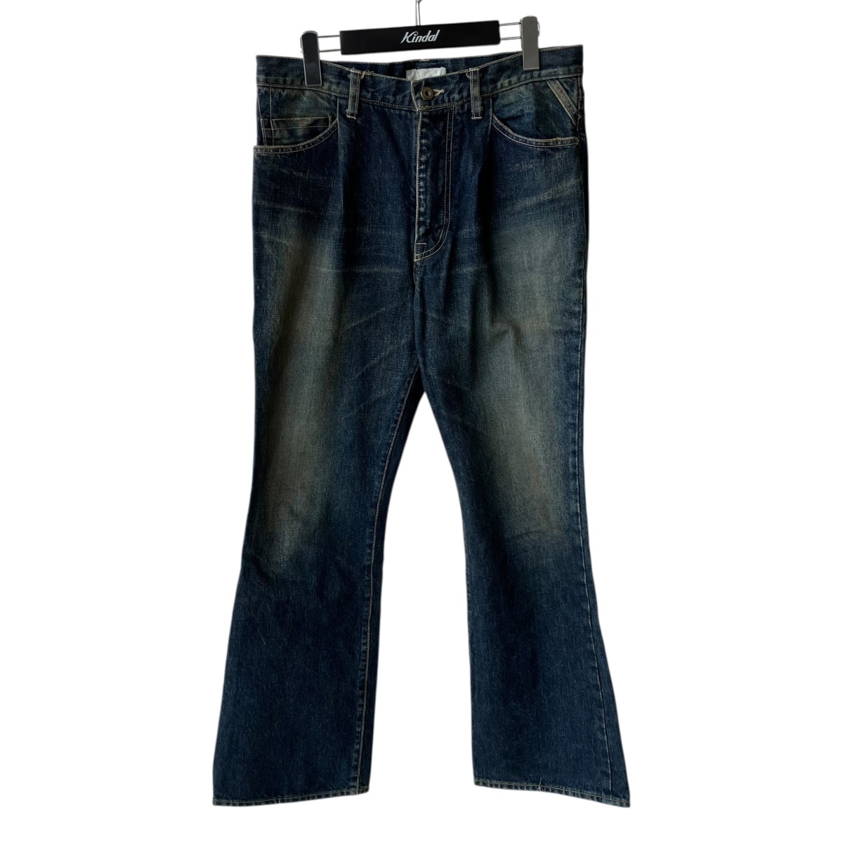 【中古】\u003cBR\u003eROTOL\u003cBR\u003e6P DENIM SHOE CUT DAMAGE ジーンズズボン下 R23SPUN15D インディゴ 大きさ：3\u003cBR\u003e【通貨価値思いなおす】