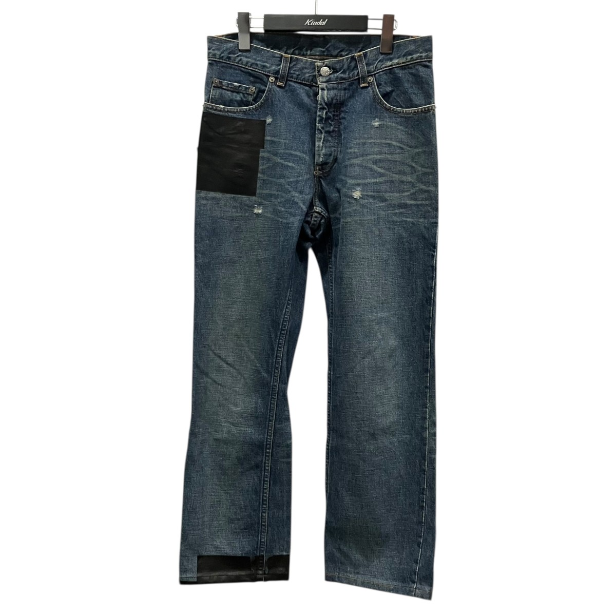 【中古】HELMUT LANG ラバーデニムパンツ 745 HR0035 XQ9 インディゴ 大きさ：30 【140426】（ヘルムートラング）