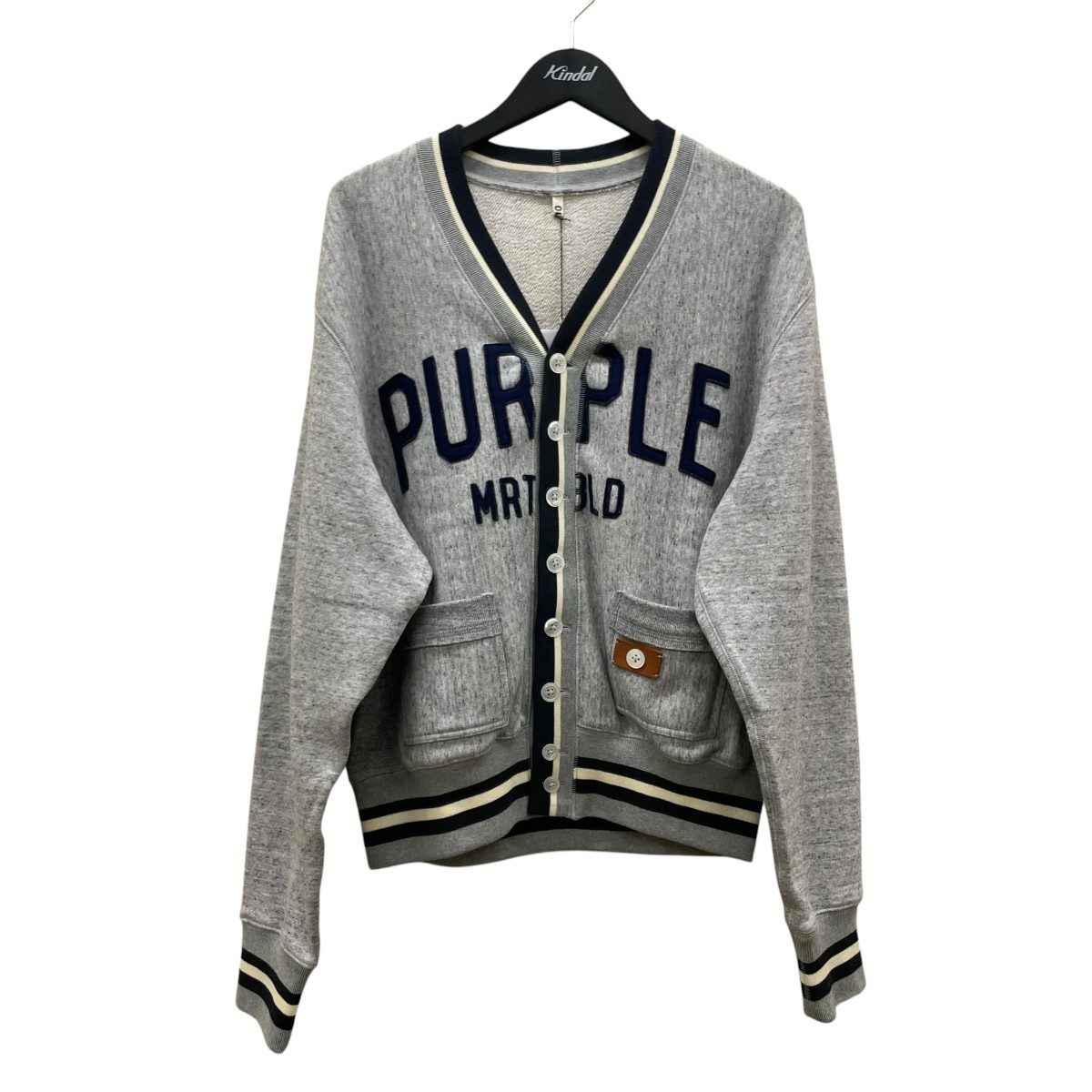 【中古】 KHOKI　 24SS Sweat cardigan カーディガン 24ss-t-01 グレー サイズ：2 【140426】（コッキ）