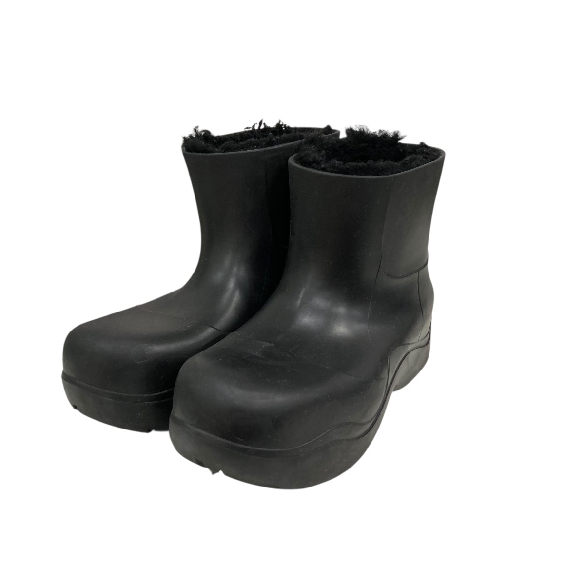 【中古】BOTTEGA VENETA パドル ブーツ 640045 黒いこと 大きさ：37 【150426】（ボッテガヴェネタ）