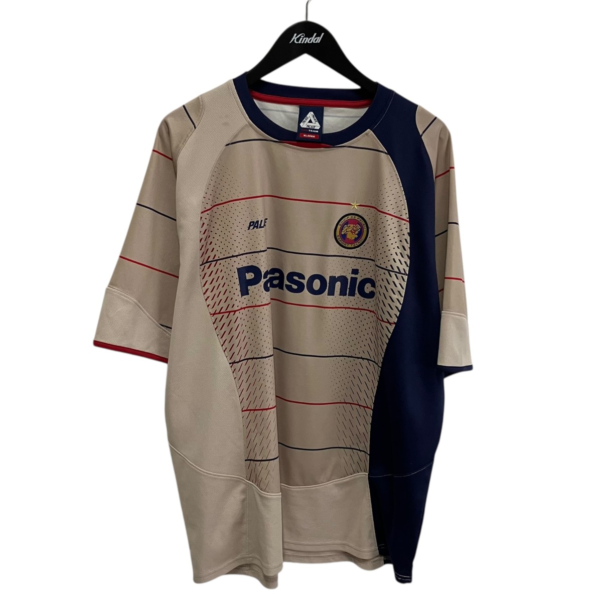 【中古】 PALACE　 26SS PALACE PRO TEAM JERSEY 半袖カットソー ベージュ サイズ：XL 【150426】（パレス）
