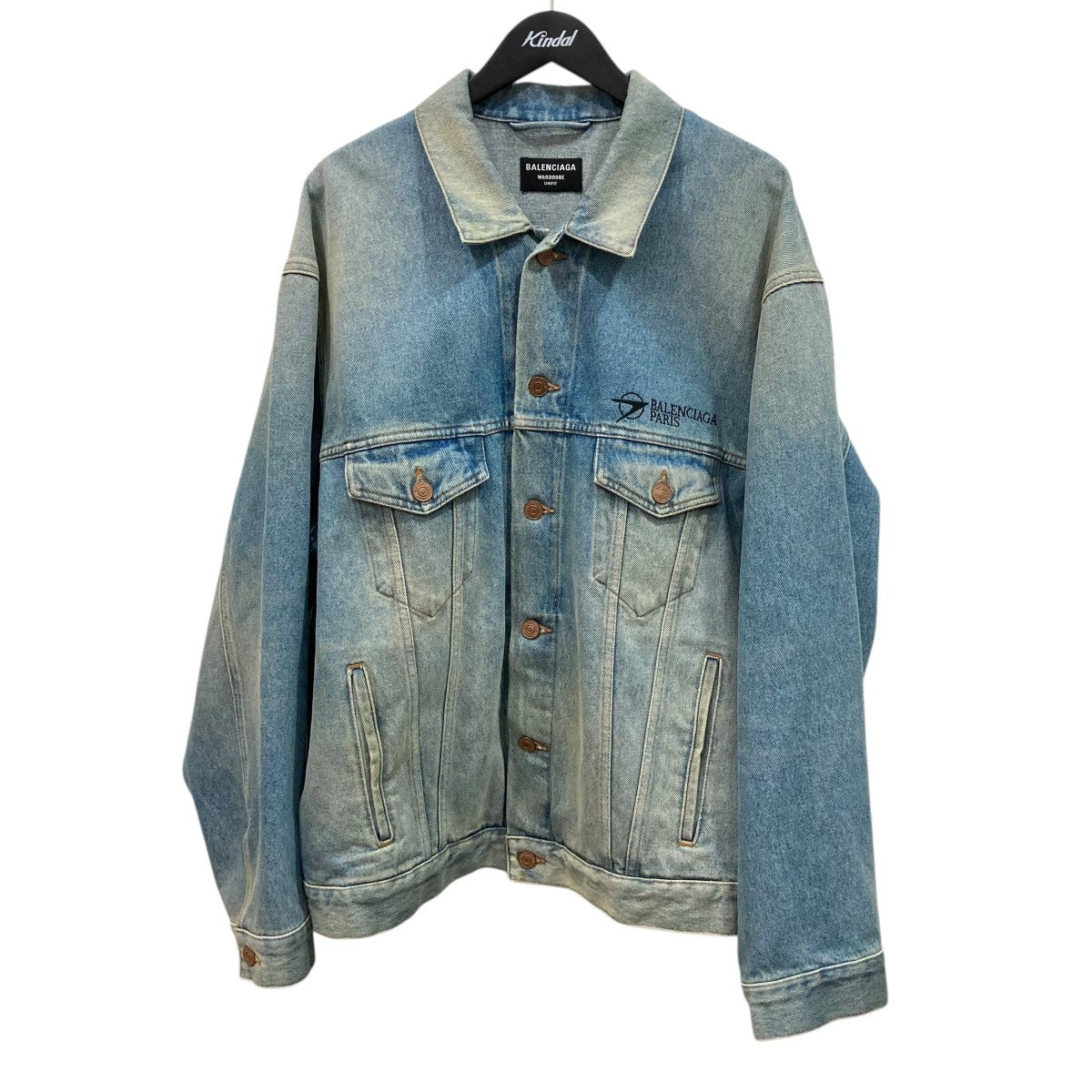 【中古】 BALENCIAGA　 デニムジャケット 657608 ブルー サイズ：XS 【150426】（バレンシアガ） 49,896円