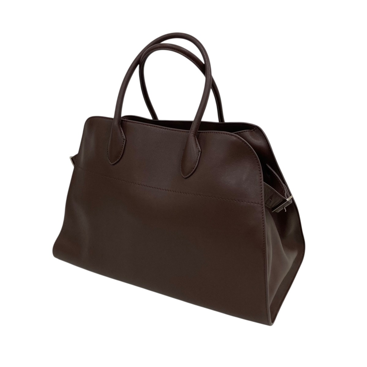【中古】 THE ROW　 MARGAUX 15 バッグ ブラウン 【150426】（ザロウ）
