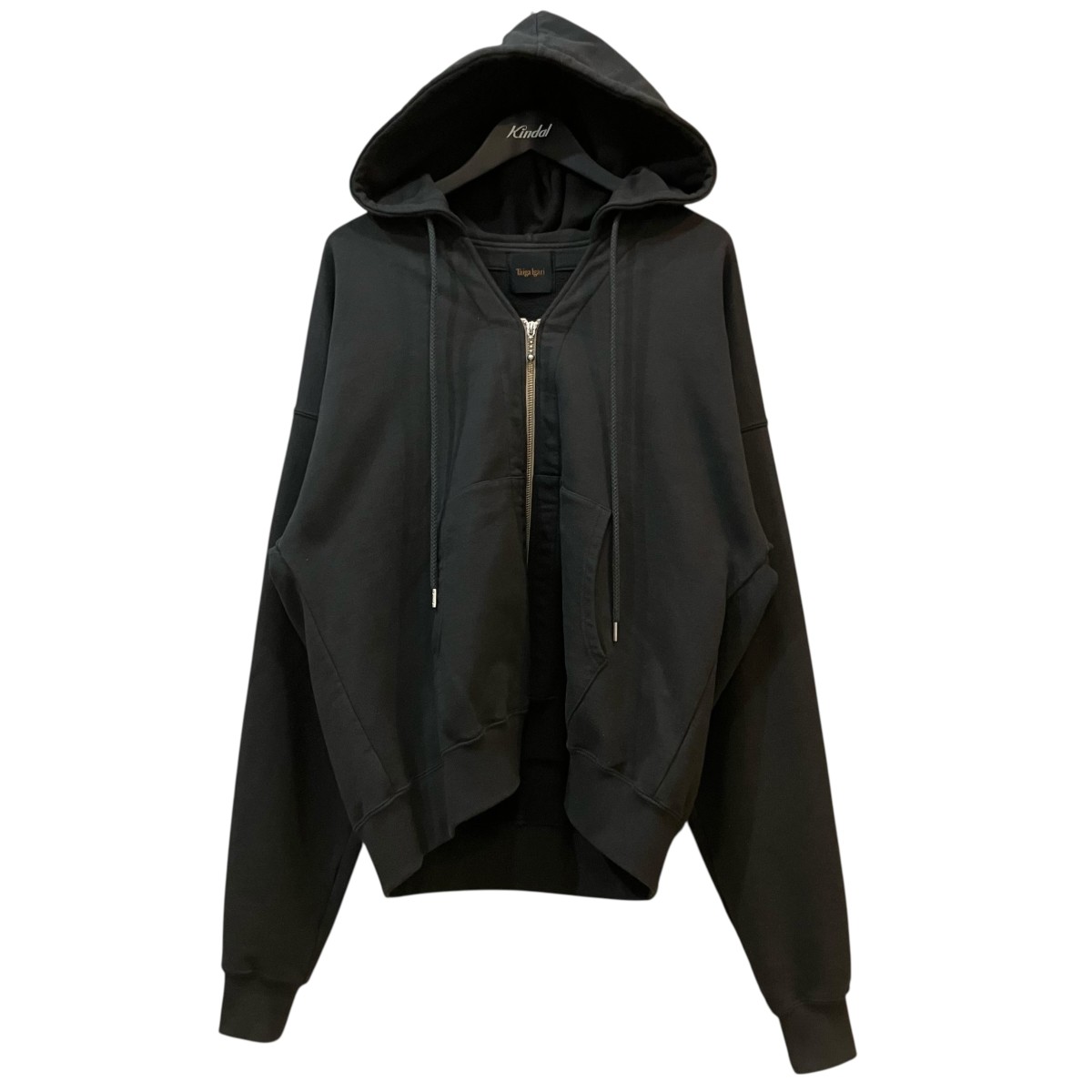 【中古】\u003cBR\u003etaiga igari\u003cBR\u003e「PRETTY BOY Embroidery Hoodie」 ジップパーカー TI057018 薄墨色 大きさ：S\u003cBR\u003e【通貨価値思いなおす】