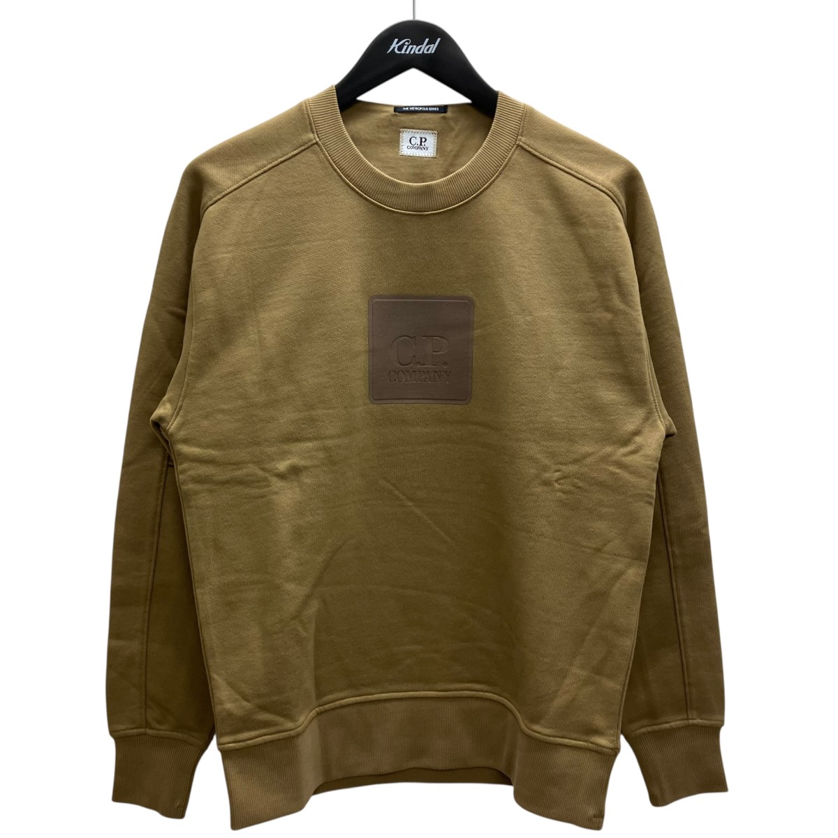 【中古】cp companyフロントロゴスウェット ブラウン サイズ:XS【価格見直し】|ブランド古着のカインドオル