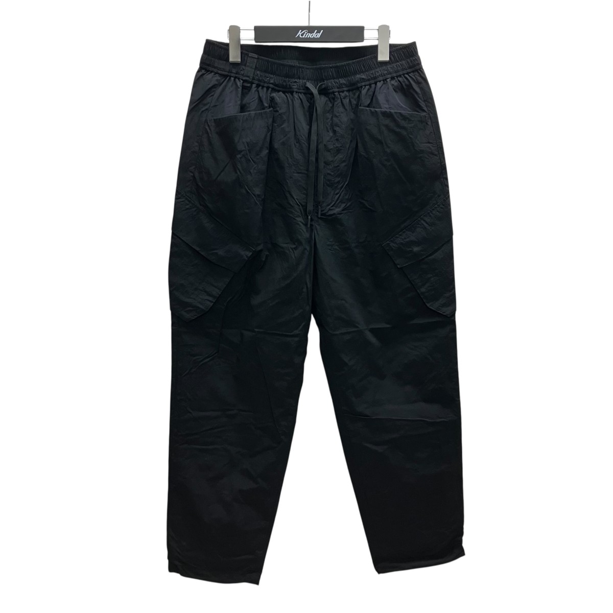 【中古】 WHITE MOUNTAINEERING　 STUDIOUS別注 FULL LENGTH CARGO PANTS ナイロンパンツ ブラック 【150426】（ホワイトマウンテニアリング）