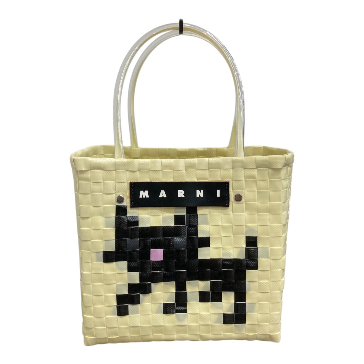 【中古】 MARNI　 MARKET ANIMAL BASKET BAG カゴバッグ イエロー 【150426】（マルニ）
