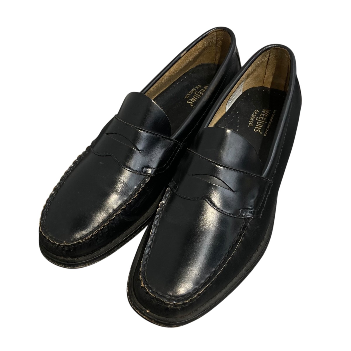 【中古】 G．H．BASS　 ローファー 11035H ブラック サイズ：8(約26cm) 【150426】（ジーエイチバス）