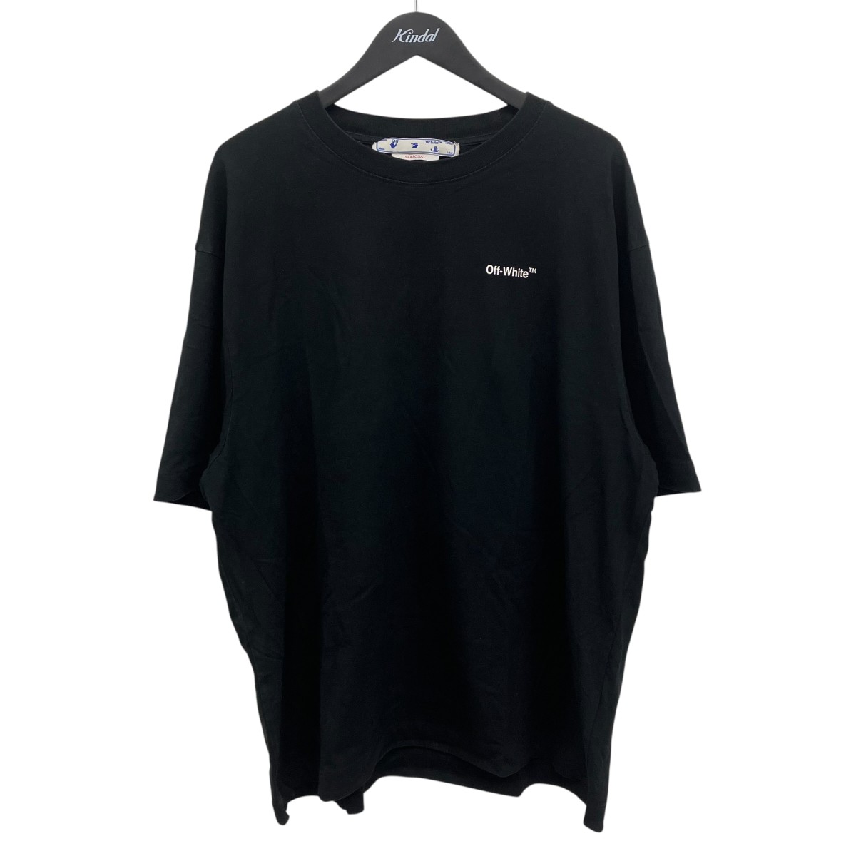 【中古】 OFFWHITE　 プリントTシャツ ブラック サイズ：XL 【150426】（オフホワイト）