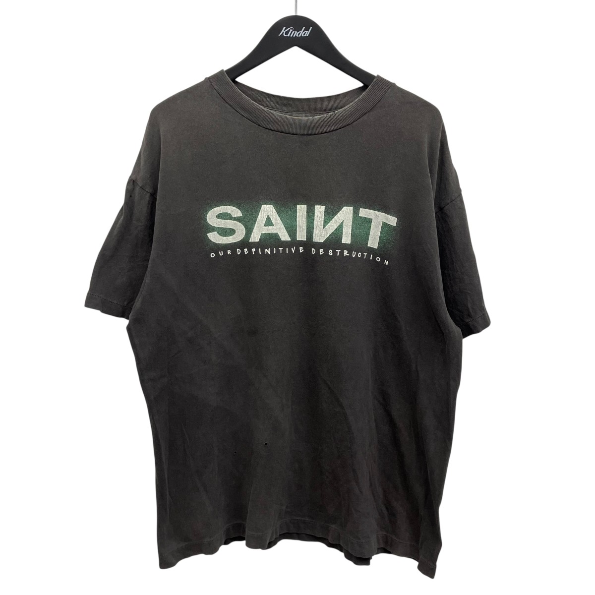 【中古】 SAINT MICHAEL　 プリントTシャツ ブラック サイズ：M 【150426】（セントマイケル）