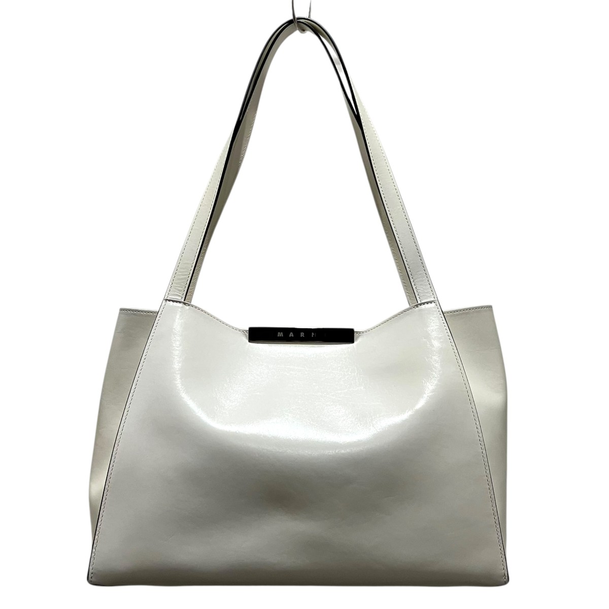【中古】MARNI　25AW 【TOTE EW SMALL BAG】 トートバッグ SHMP0152U0 アイボリー 【150426】（マルニ）｜ブランド古着のカインドオル