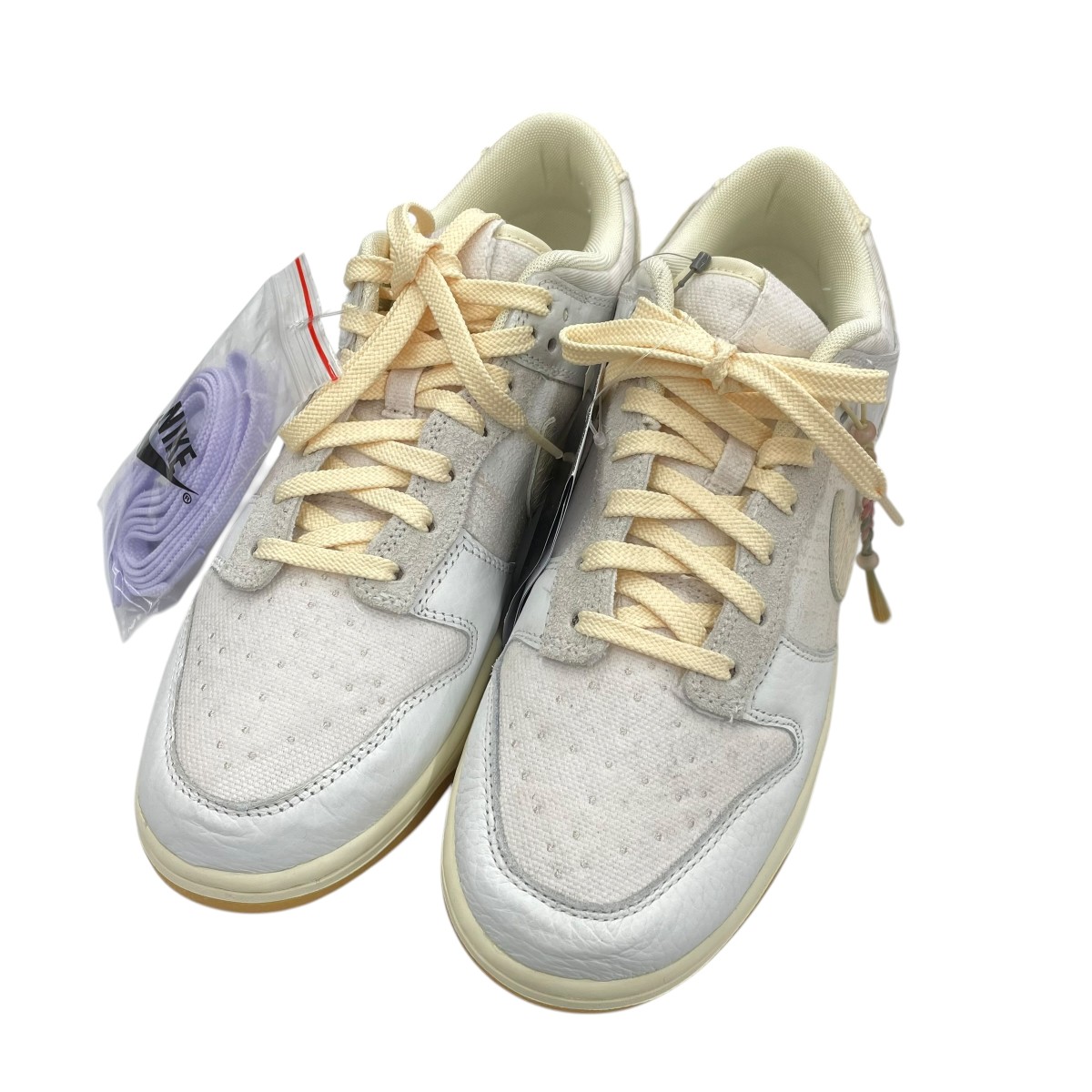 【中古】NIKE DUNK LOW RETRO QS LIGHT BONE スニーカー IB2259-001 ホワイト サイズ：28.5 【150426】（ナイキ）