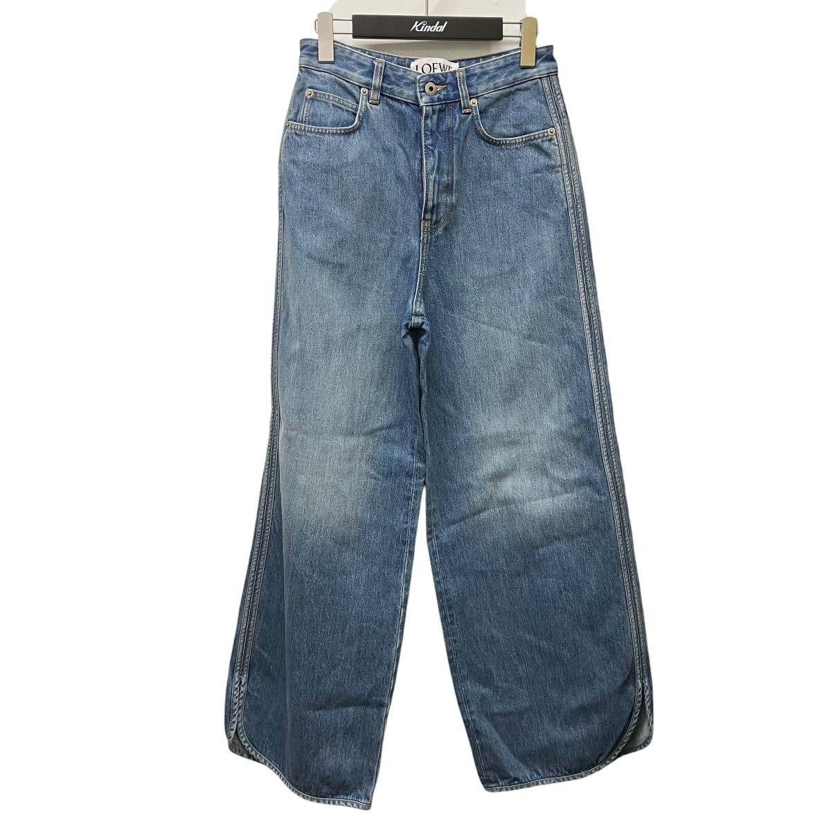 【中古】LOEWE ジーンズズボン下 S359Y11XDD インディゴ 大きさ：34 【150426】（ロエベ）