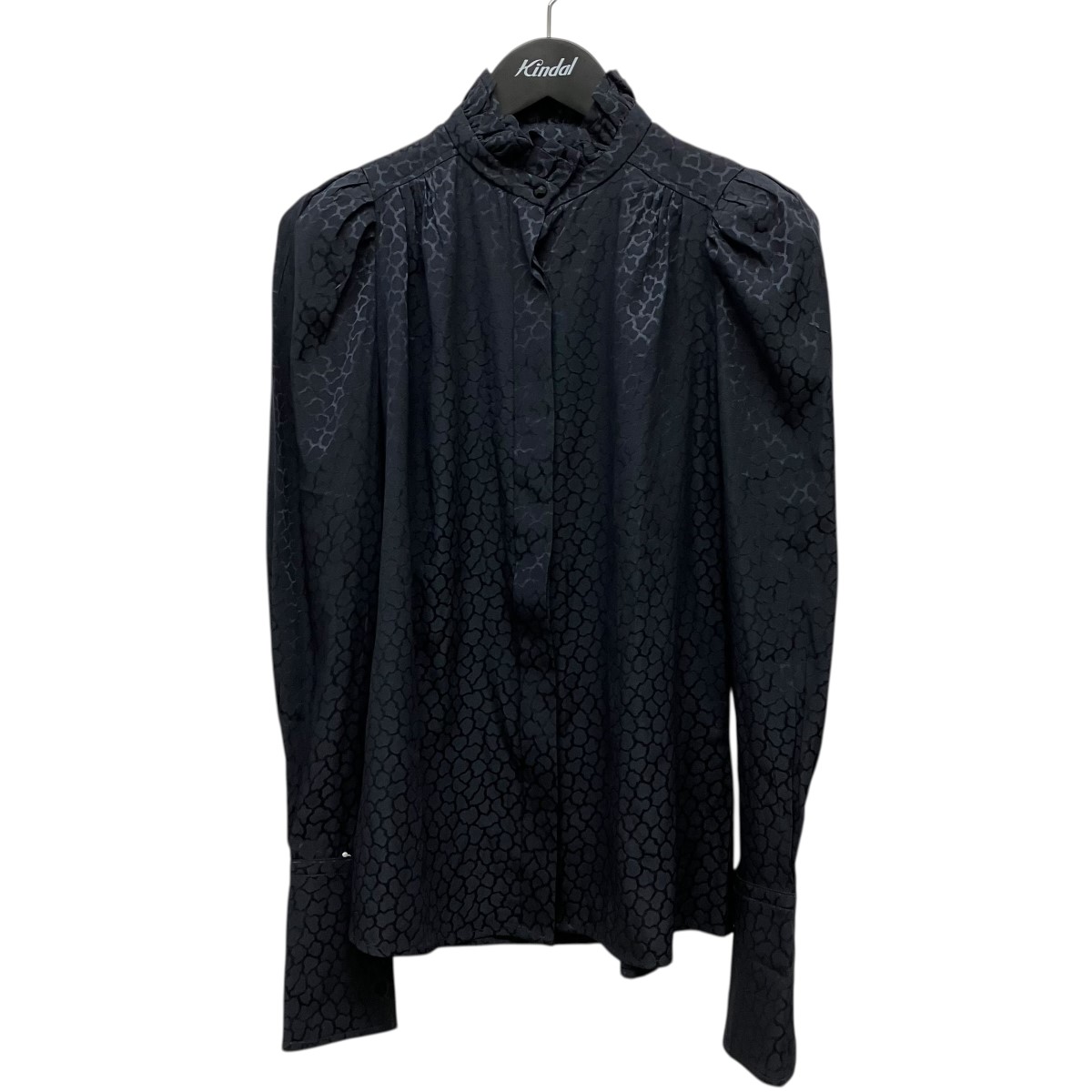 【中古】 ISABEL MARANT　 総柄ブラウス 19A023I グレー サイズ：36 【150426】（イザベルマラン）