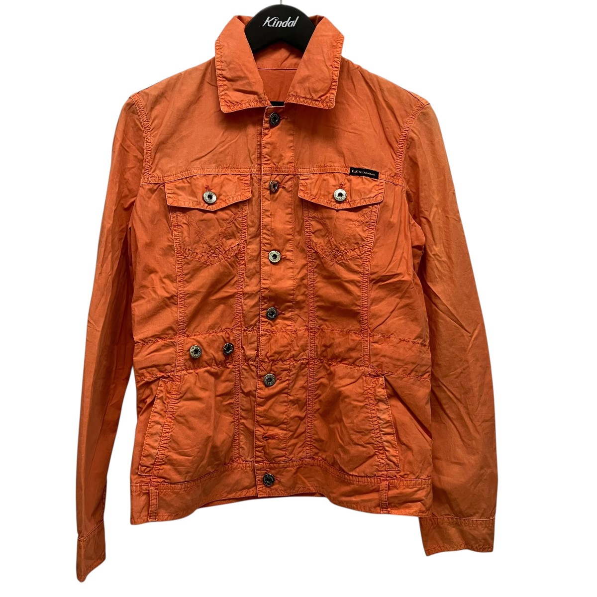 【中古】 DOLCE ＆ GABBANA　 シャツジャケット オレンジ サイズ：XS 【150426】（ドルチェアンドガッバーナ）