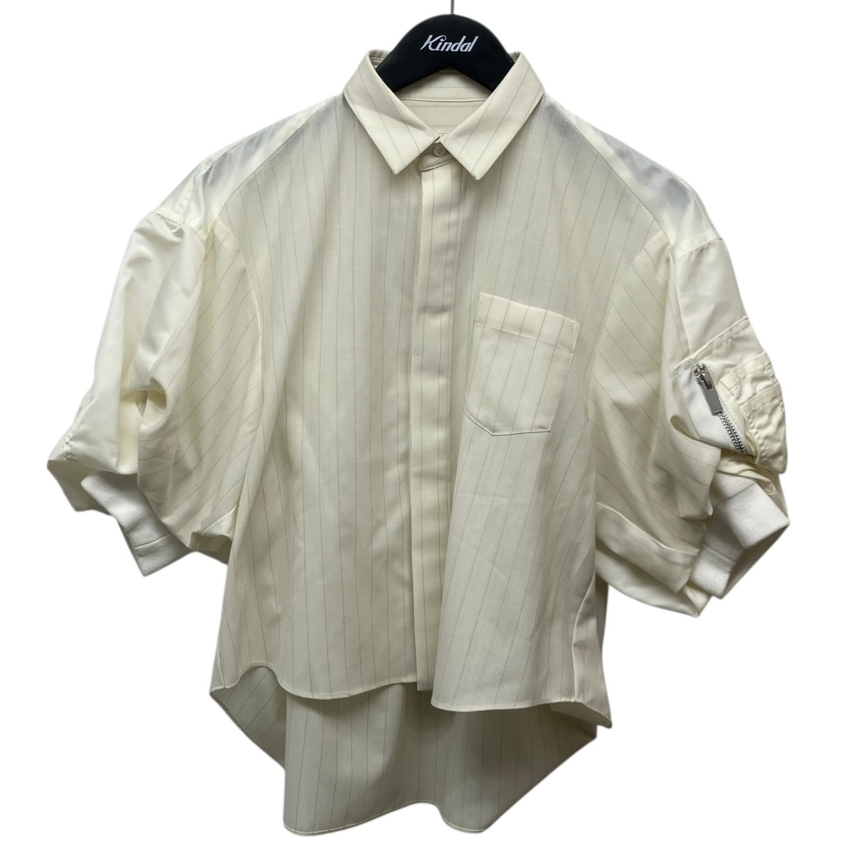 【中古】 sacai　 24SS「Chalk Stripe Shirt」チョークストライプシャツ アイボリー サイズ：1 【150426】（サカイ） 32,604円