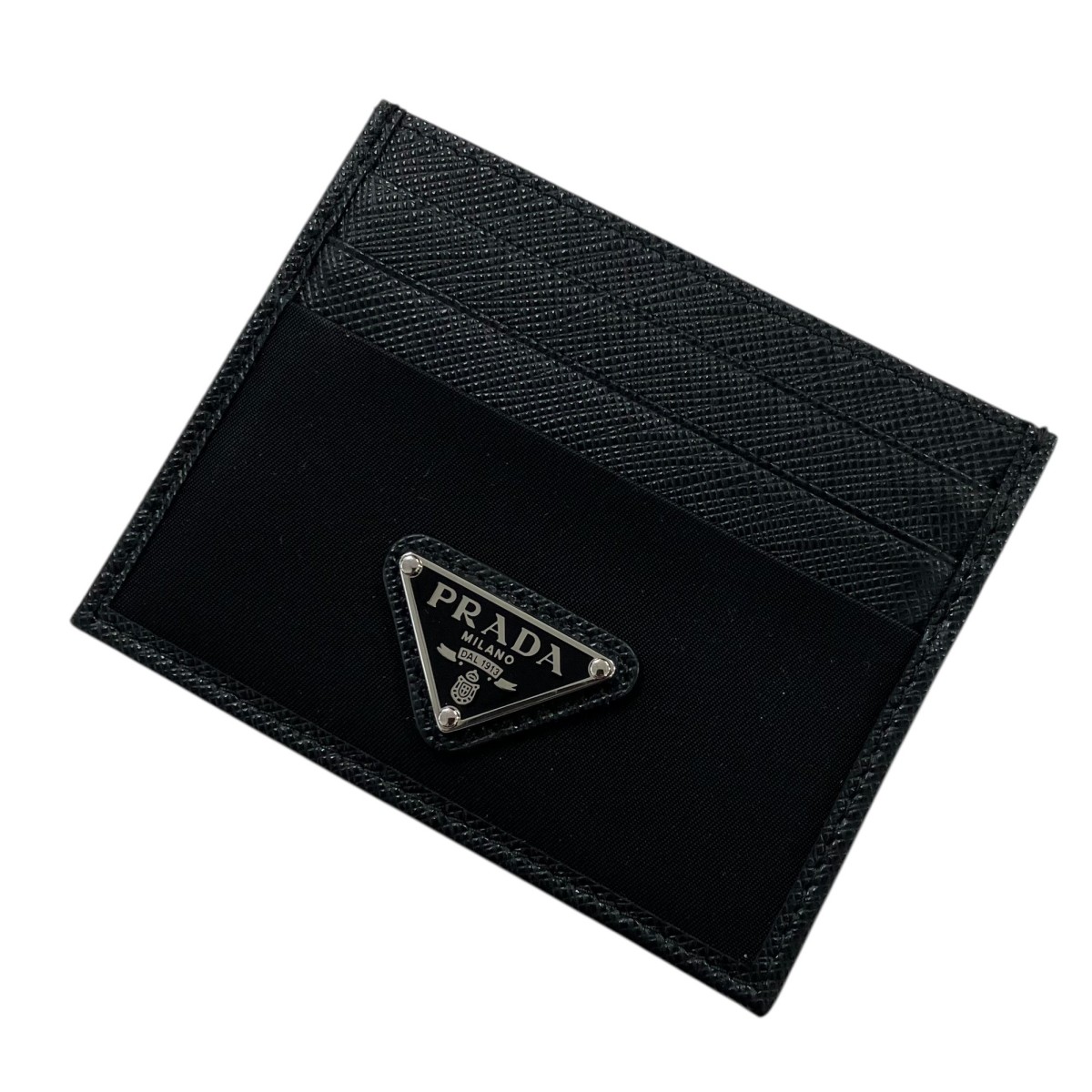 【中古】 PRADA　 Re-Nylonサフィアーノカードケース ブラック 【150426】（プラダ） 29,029円