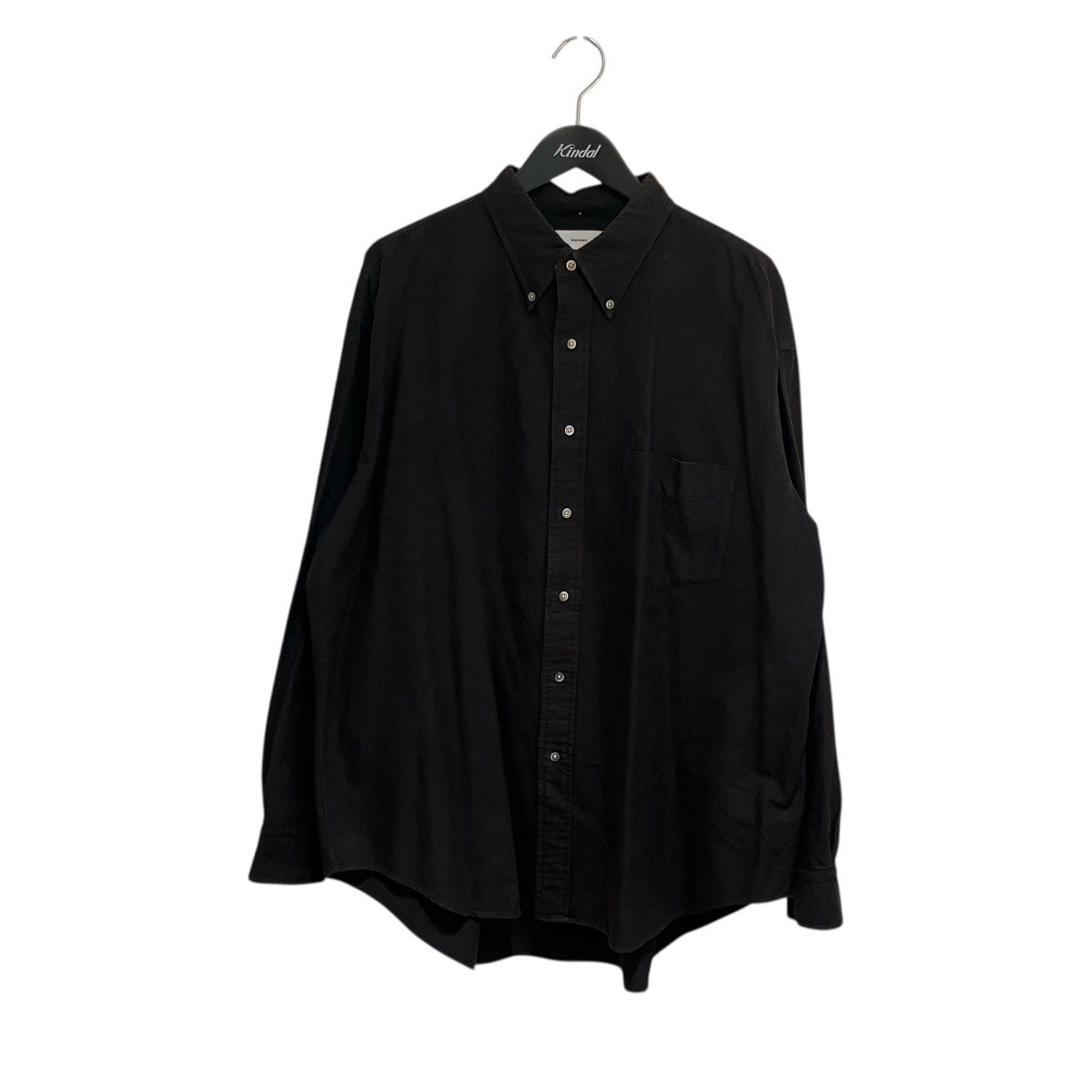 【中古】\u003cBR\u003eGraphpaper\u003cBR\u003eOxford L S B．D Box Shirt 長袖プルオーバー GM183-50066B 黒いこと 大きさ：3\u003cBR\u003e【通貨価値思いなおす】