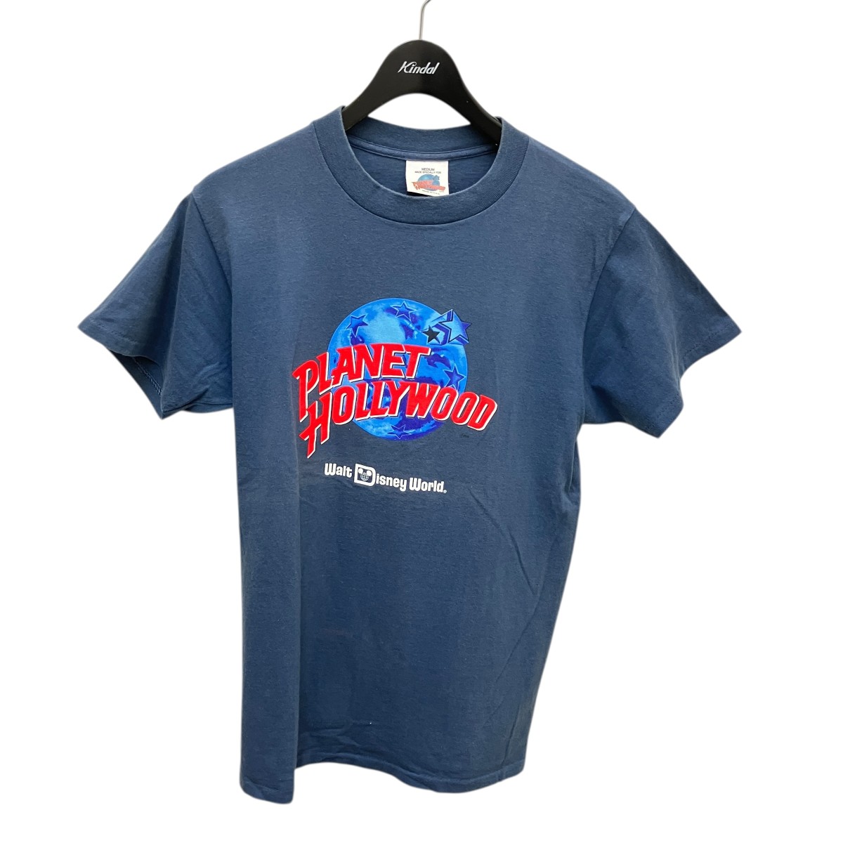 【中古】 Disney　 PLANET HOLLYWOOD Tシャツ ネイビー サイズ：M 【160426】（ディズニー）