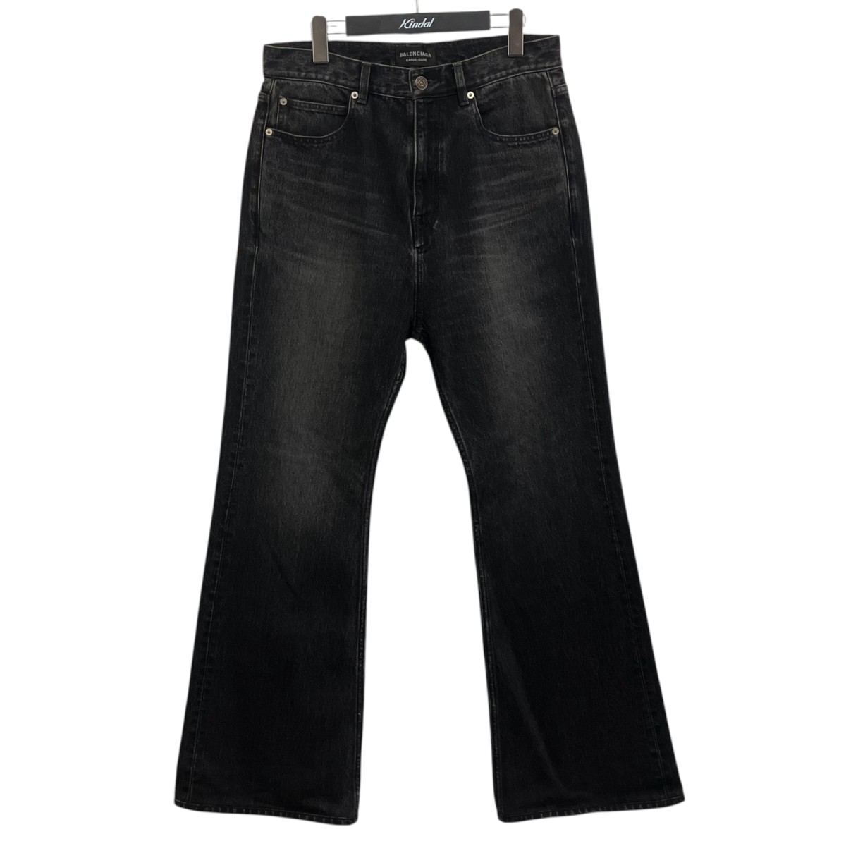 【中古】 BALENCIAGA　 フレアデニム ブラック サイズ：30 【160426】（バレンシアガ）