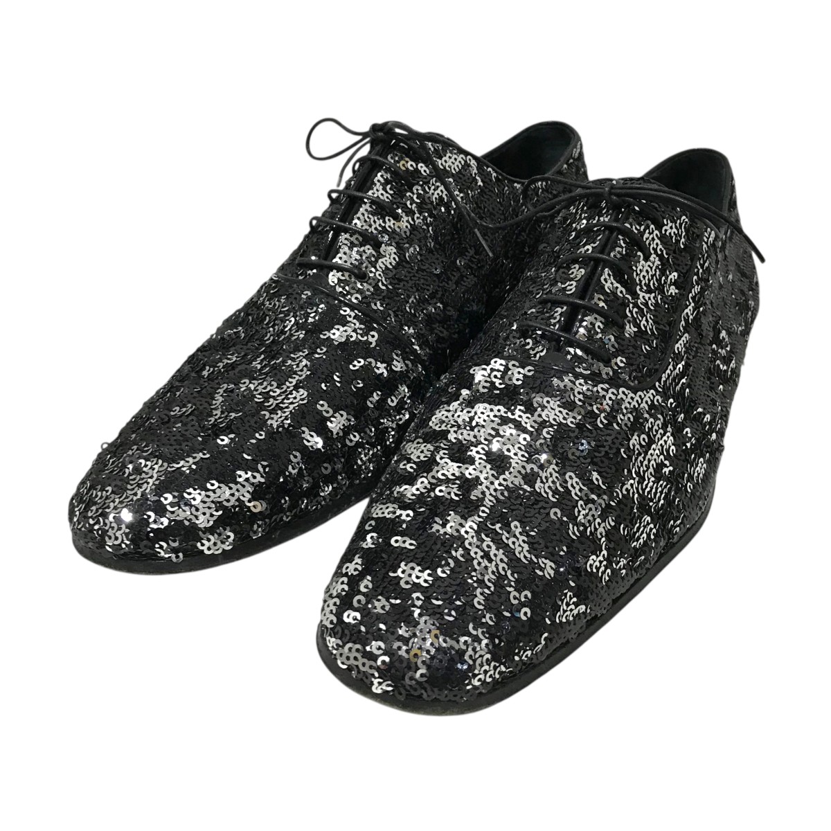 【中古】 LOUIS VUITTON　 スパンコールシューズ ブラック サイズ：8 1/2 【160426】（ルイヴィトン） 24,572円