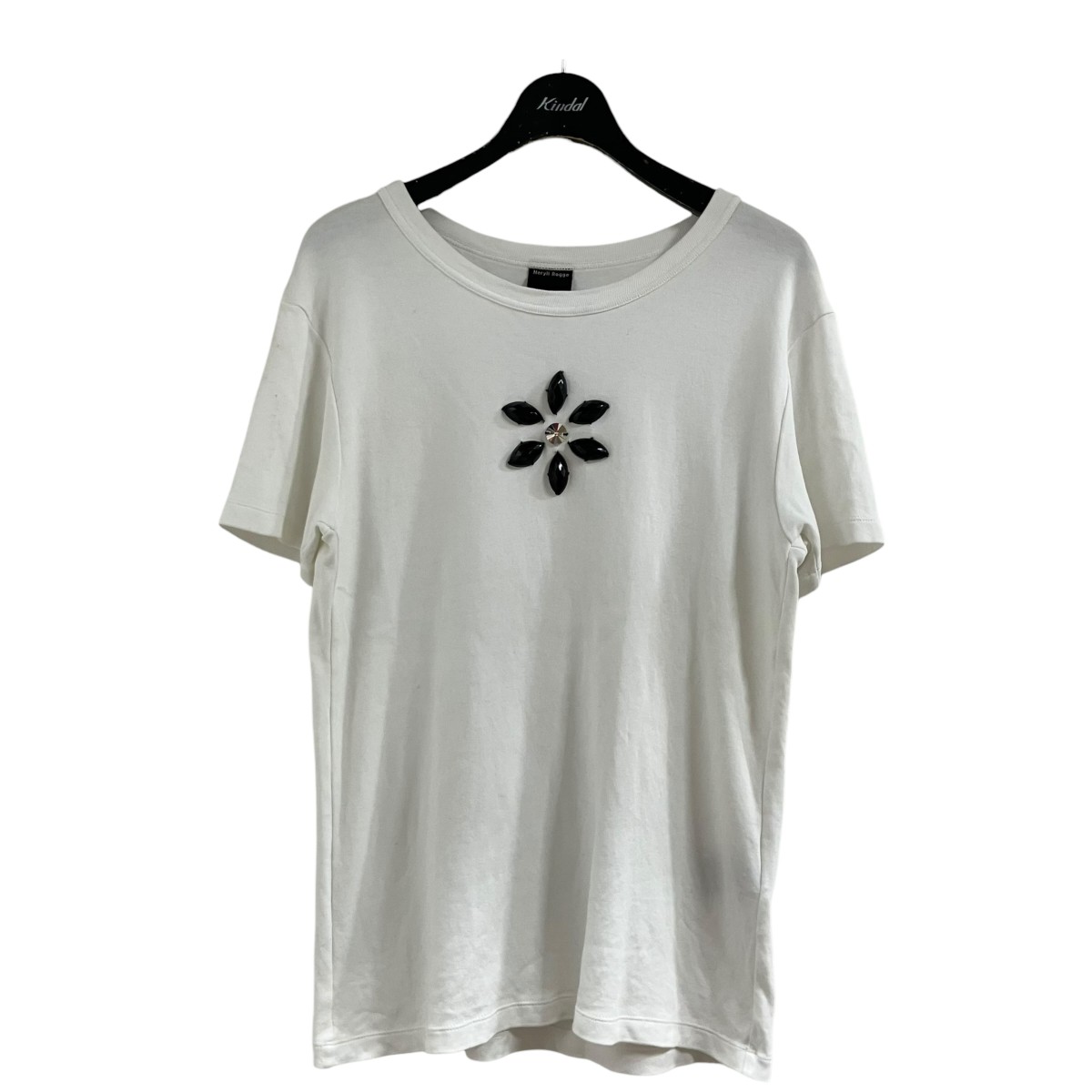 【中古】 MERYLL ROGGE　 装飾Tシャツ ホワイト サイズ：S 【160426】（メリル ロッゲ）
