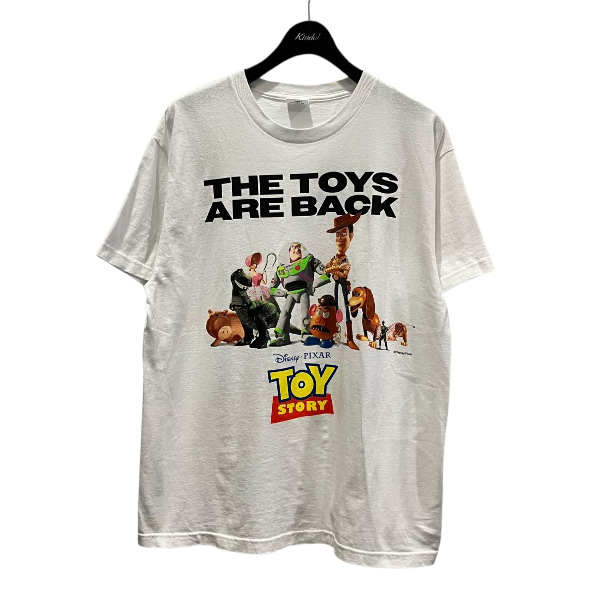 【中古】weber TOY STORY 30th Packaged T-shirt 遊び道具謂われ因縁30th刷り上げるプルオーバー 白いこと 大きさ：L 【060626】（ウェバー）
