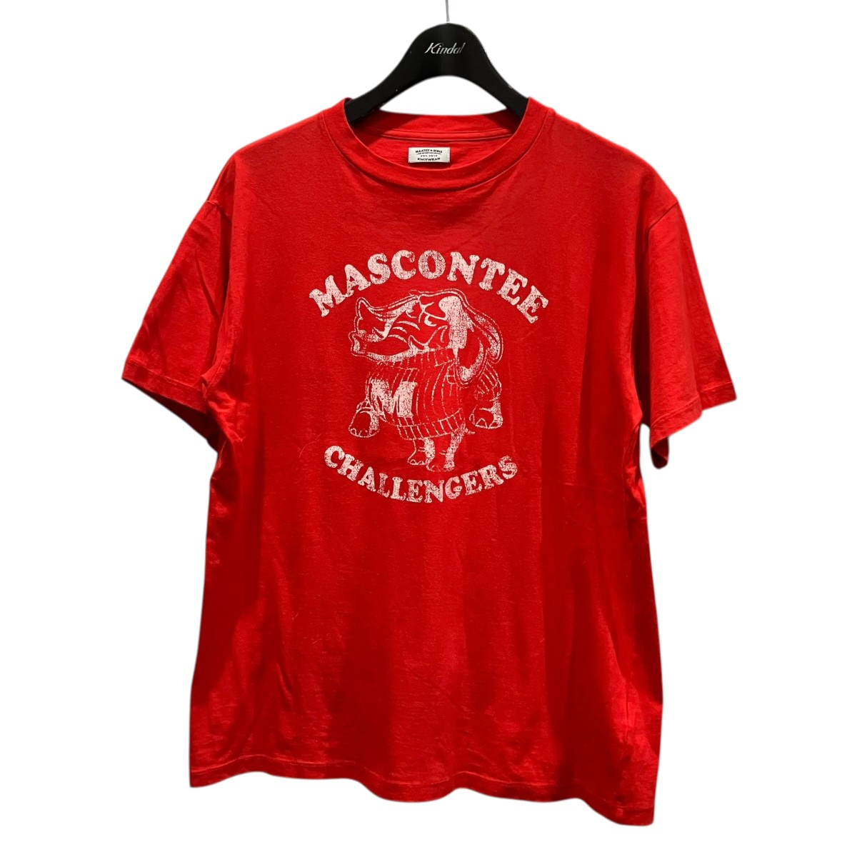 【中古】 MAATEE＆SONS　 プリントTシャツ MT5103-0811A レッド サイズ：2 【160426】（マーティーアンドサンズ）