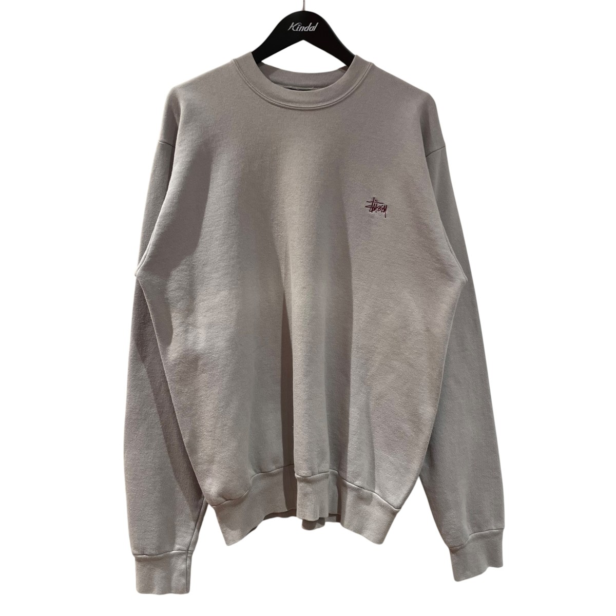 【中古】stussy 90s 紺タグ スウェット ライトグレー サイズ:M 【160426】(ステューシー)|ブランド古着のカインドオル