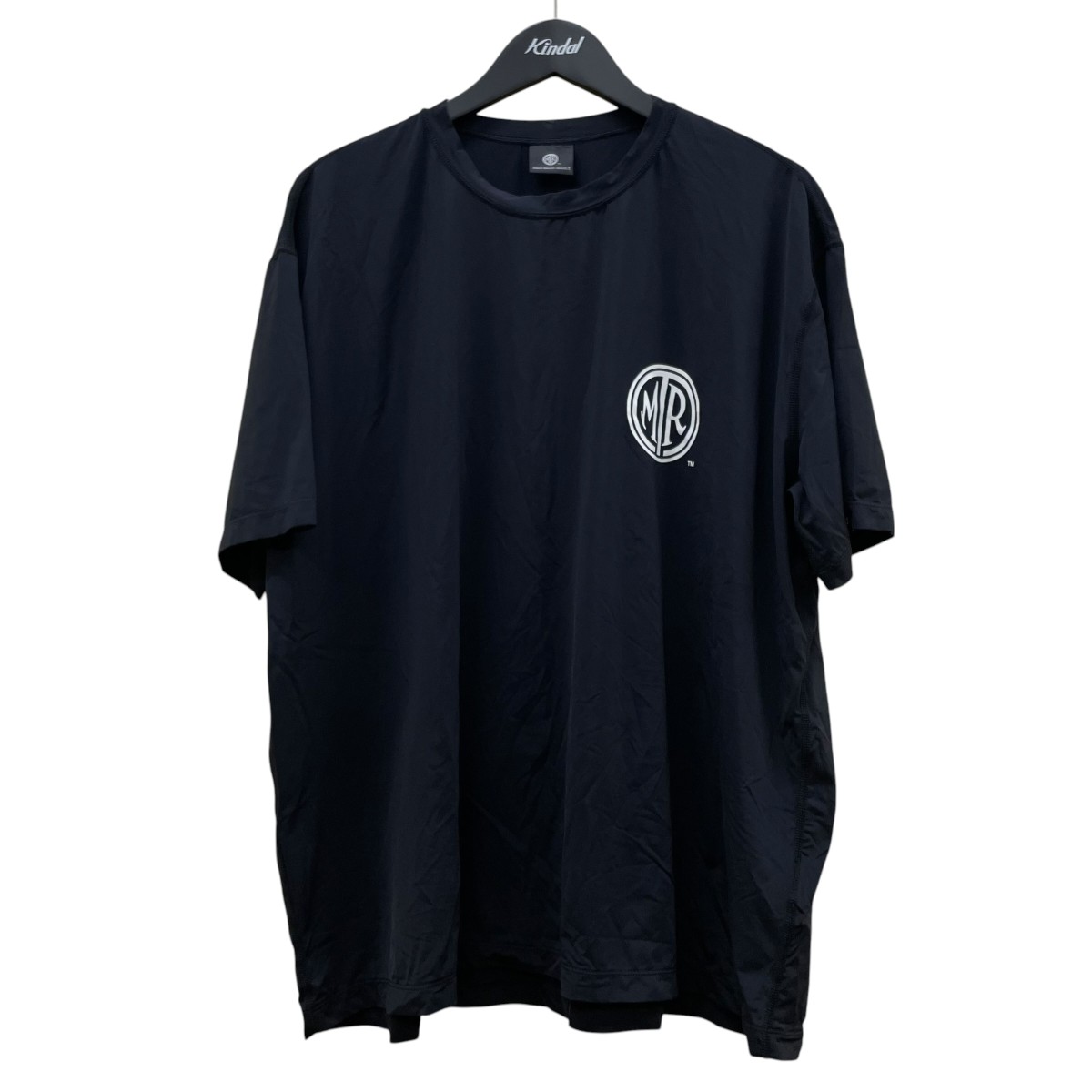 【中古】MOUT RECON TAILOR CORDURA 前胸部ロゴタイプ うしろ側刷り上げる ナイロン 半袖ティーシャツ 黒いこと 大いさ：48 【160426】（マウントリーコンテーラー） Tシャツ・カットソー-メンズファッション-トップス