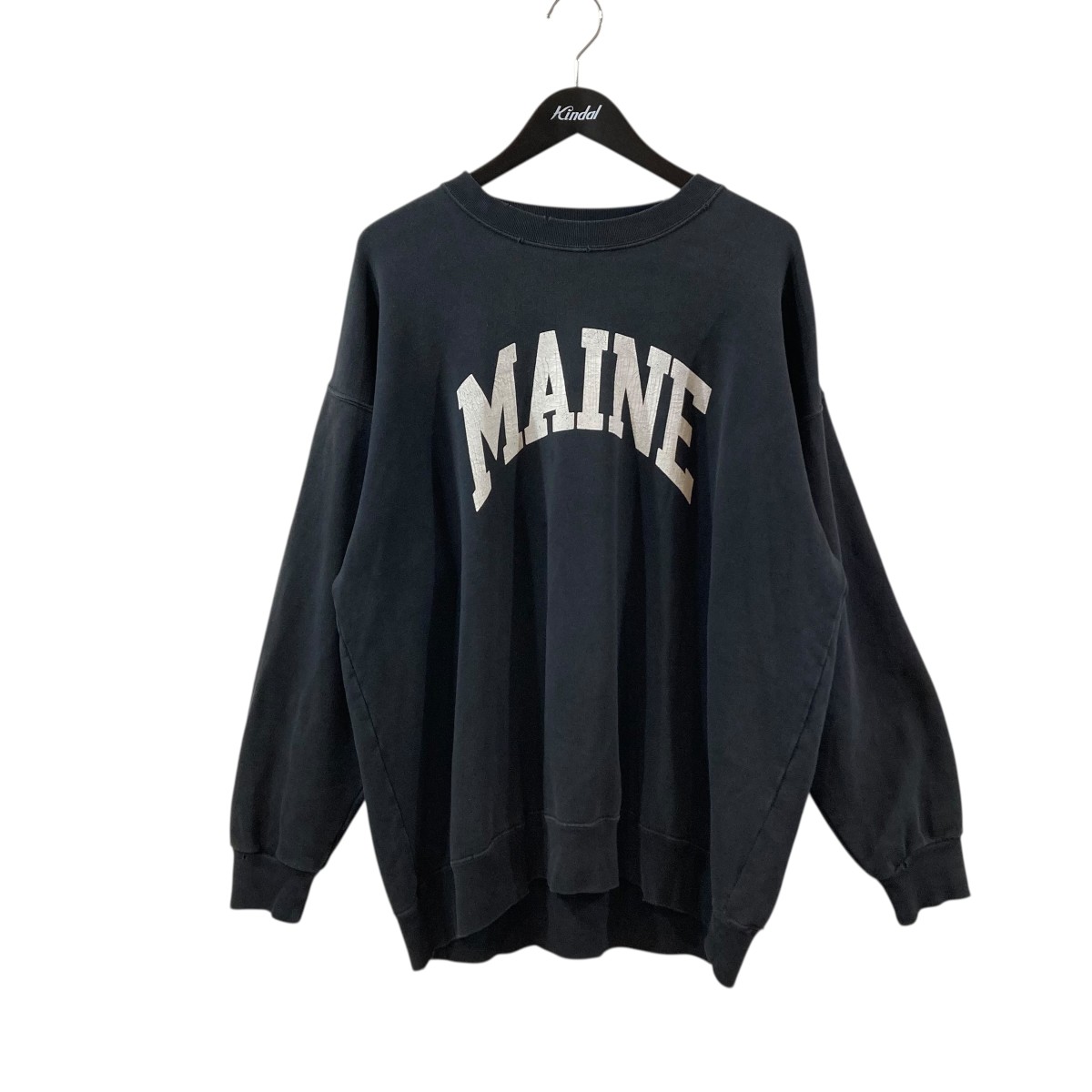 【中古】MUSE de Deuxieme Classe MAINE vintage  ヴィンテージスウェットトレーナー 25070520429010 ダークネイビー 大いさ：壱大いさ 【160426】（ムーサ デ ドゥーズィエムクラス） トップス-スウェット・トレーナー-レディースファッション