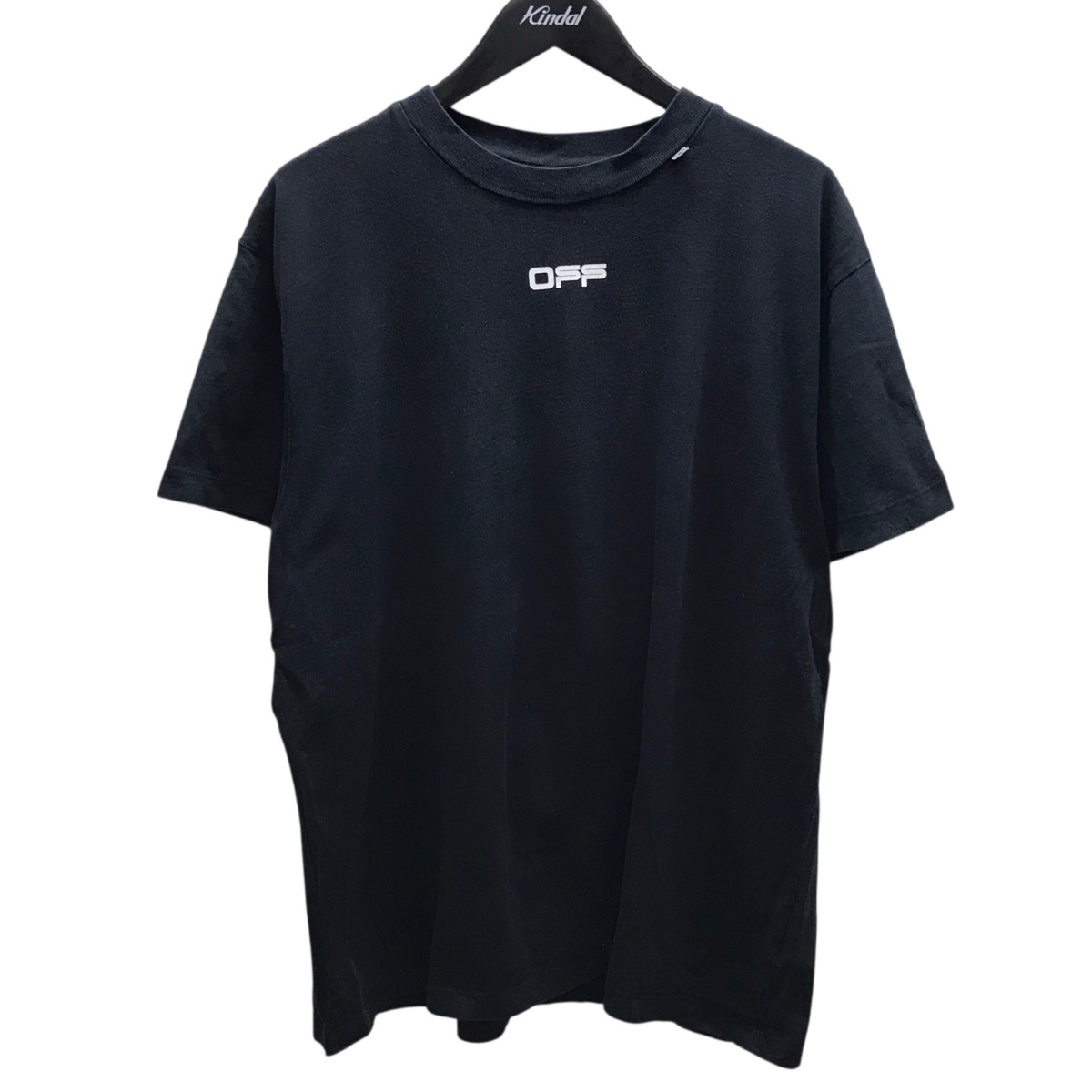 【中古】 OFFWHITE　 プリントTシャツ ブラック サイズ：XS 【170426】（オフホワイト）