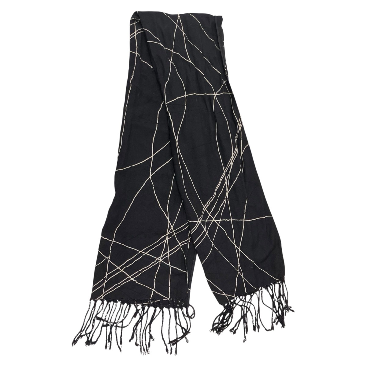 【中古】DRIES VAN NOTEN 総柄袈裟 黒いこと 【170426】（ドリスヴァンノッテン）