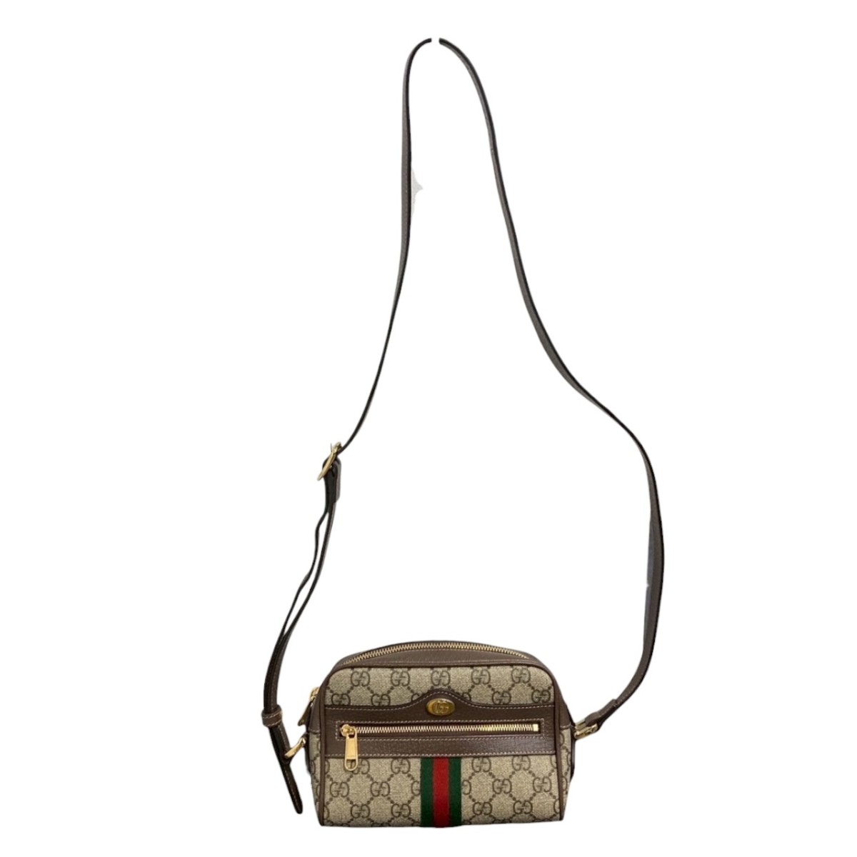 【中古】GUCCI オフィディア GGスプリーム ショルダーバッグ 517350･0416 ベージュ 【170426】（グッチ）