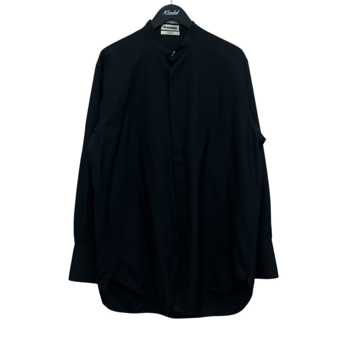 【中古】\u003cBR\u003eJIL SANDER\u003cBR\u003e比翼プルオーバー 黒いこと 大きさ：37\u003cBR\u003e【通貨価値思いなおす】