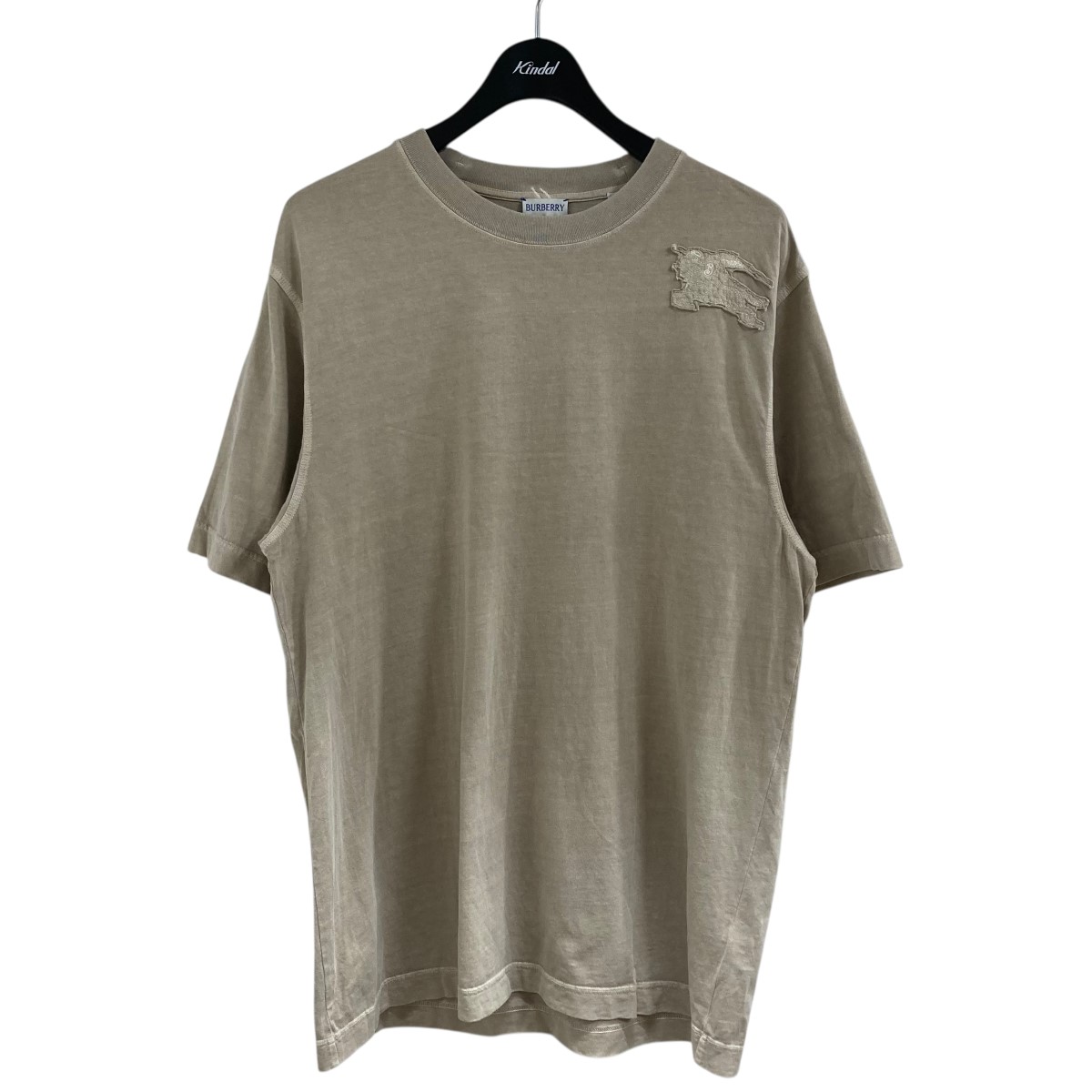 【中古】BURBERRY アイコンエンブロイダリーTシャツ ベージュ サイズ：M 【170426】（バーバリー）
