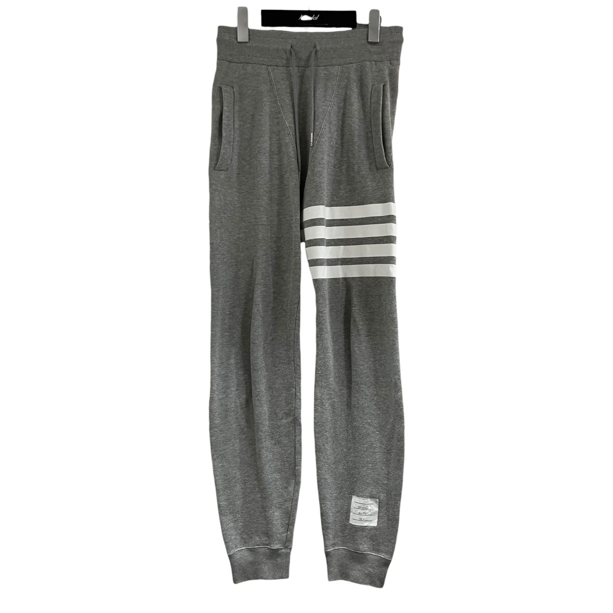 【中古】 Thom Browne　 バーラインスウェットパンツ グレー サイズ：0 【170426】（トム・ブラウン）