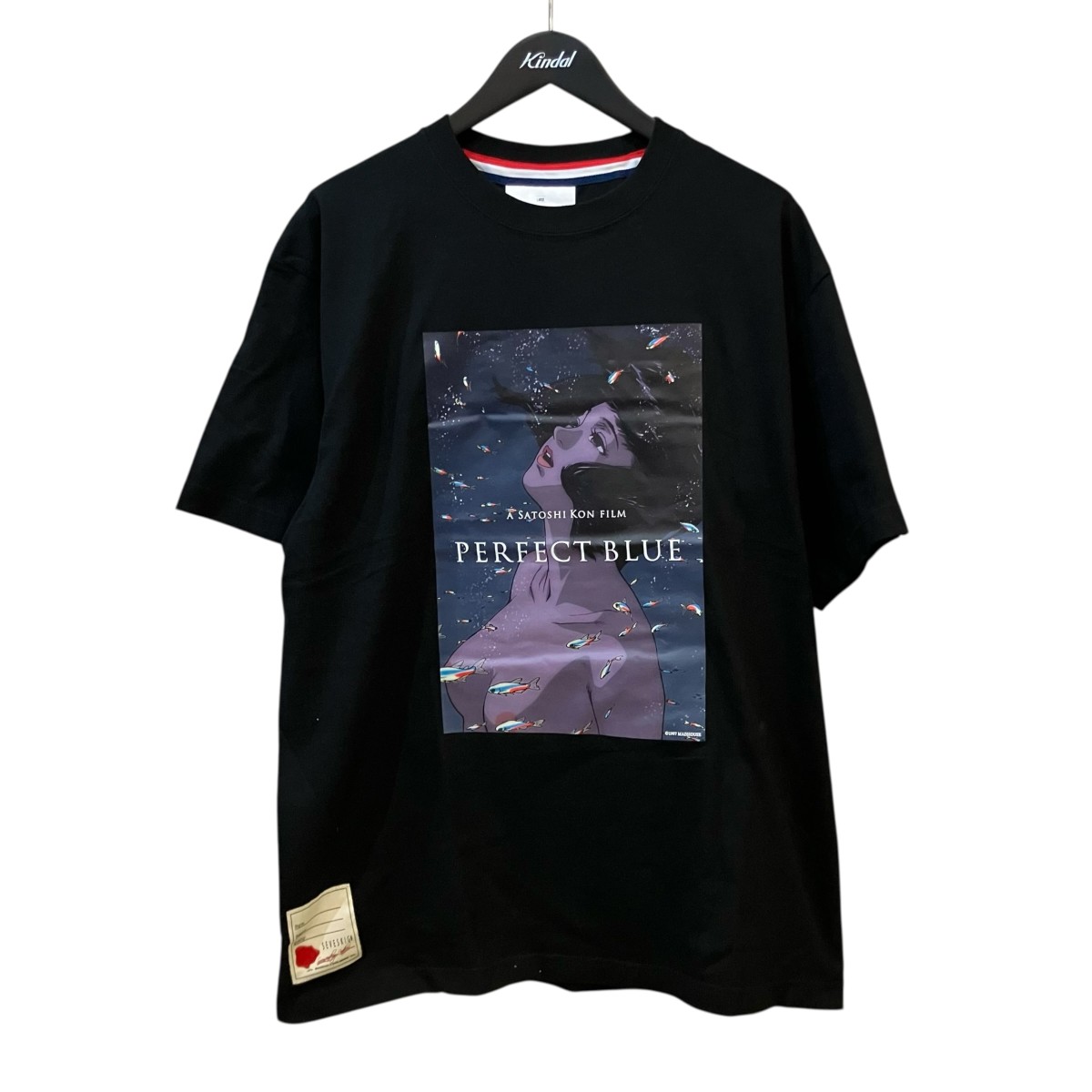 【中古】 SEVESKIG×PERFECT BLUE　 パーフェクトブルー プリントTシャツ HM2PB002 ブラック サイズ：L 【180426】（セヴシグ）
