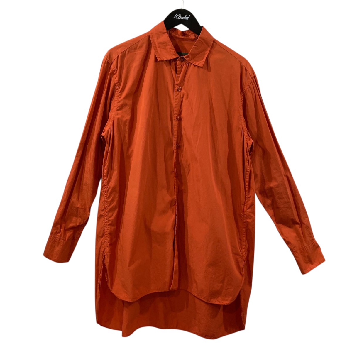 【中古】 CASEY CASEY　 BIG BIG ANCIENNE SHIRT 長袖シャツ 12HC125 オレンジ サイズ：s 【170426】（ケイシーケイシー）