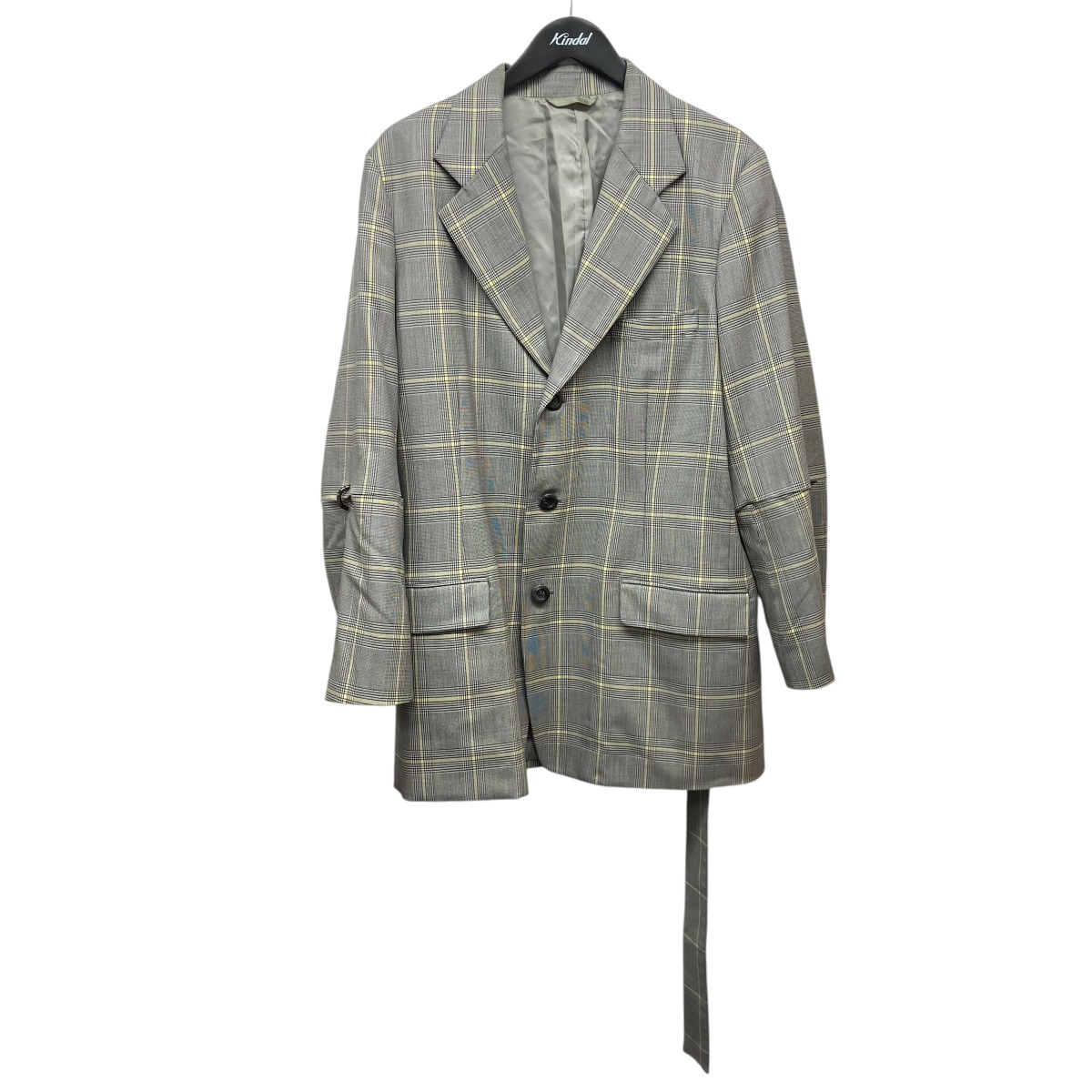 【中古】 UJOH　 Ring Joint Sleeve JKT リングジョイントスリーブジャケット M773-J50-105 グレー サイズ：ONE SIZE 【170426】（ウジョー）
