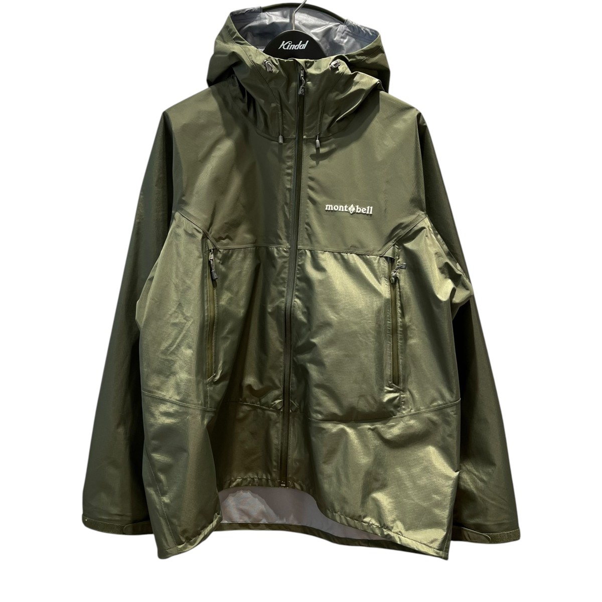 【中古】 mont-bell　 レイントレッカージャケット 2328318 US カーキ サイズ：XL 【170426】（モンベル）