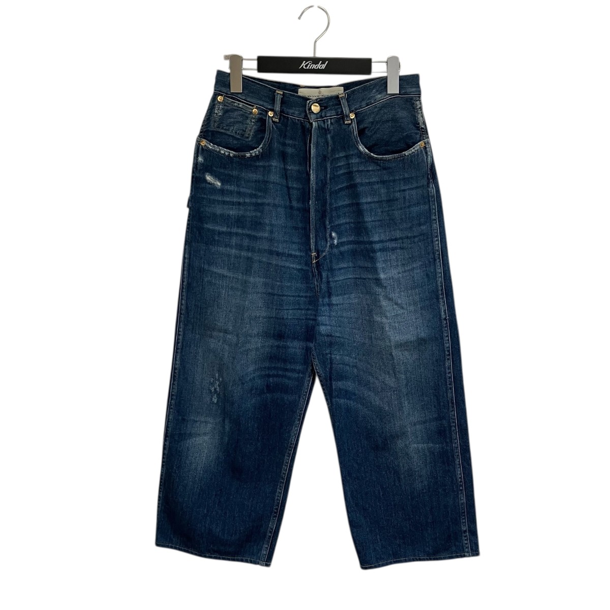 【中古】 GOLDEN GOOSE　 PANTBREEZY デニムパンツ 19030510001610 インディゴ サイズ：不明 【170426】（ゴールデングース）