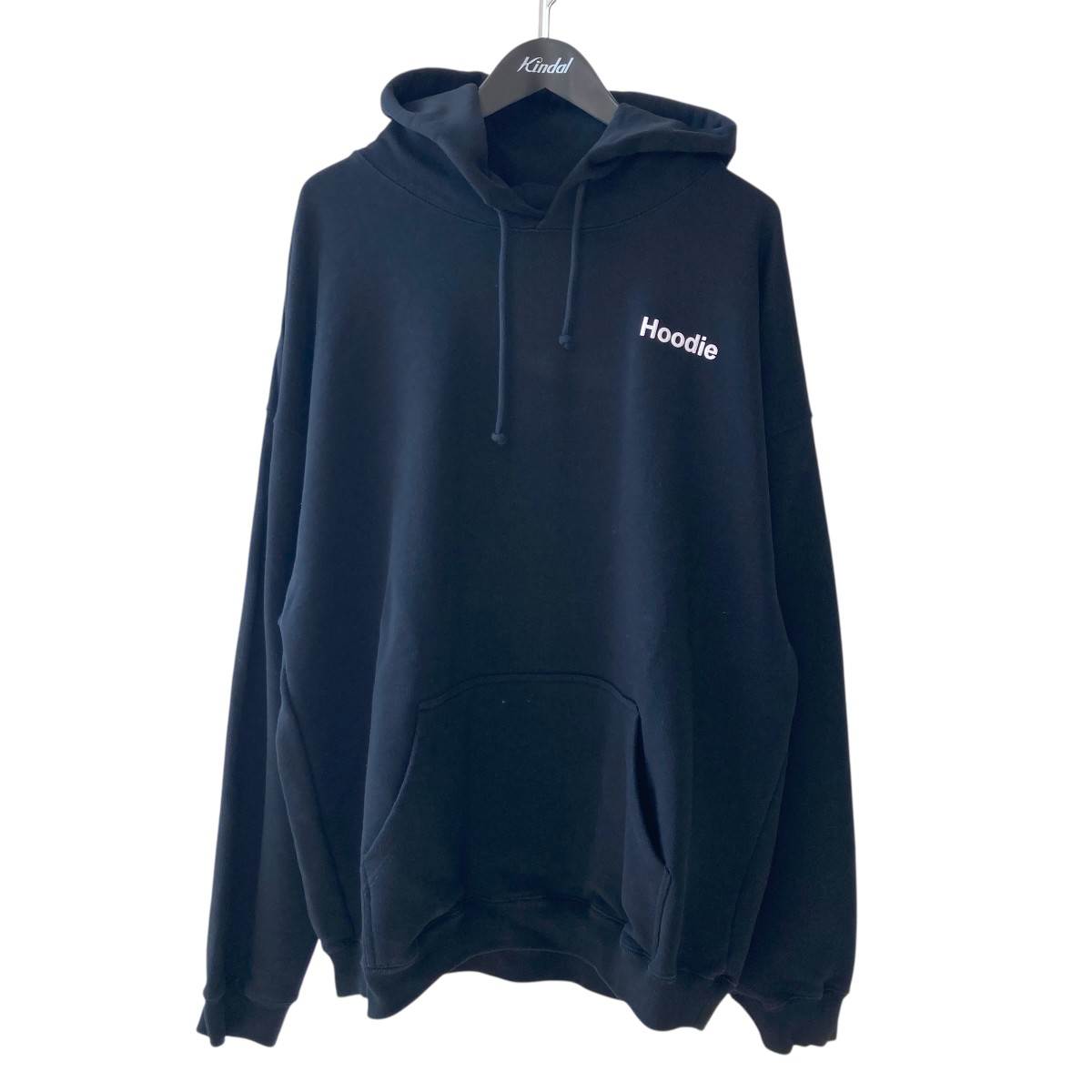 【中古】VETEMENTS DEFINITION HOODIE プルオーバーパーカー UE51TR310B ブラック サイズ：M 【180426】（ヴェトモン）
