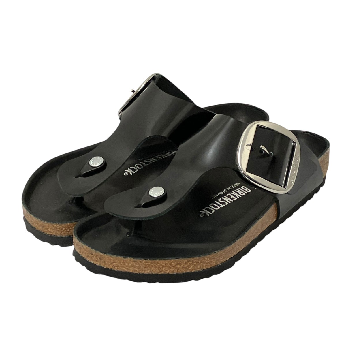 【中古】 BIRKENSTOCK　 IENA別注 Ramses Big Buckle サンダル ブラック サイズ：26.5cm 【180426】（ビルケンシュトック）